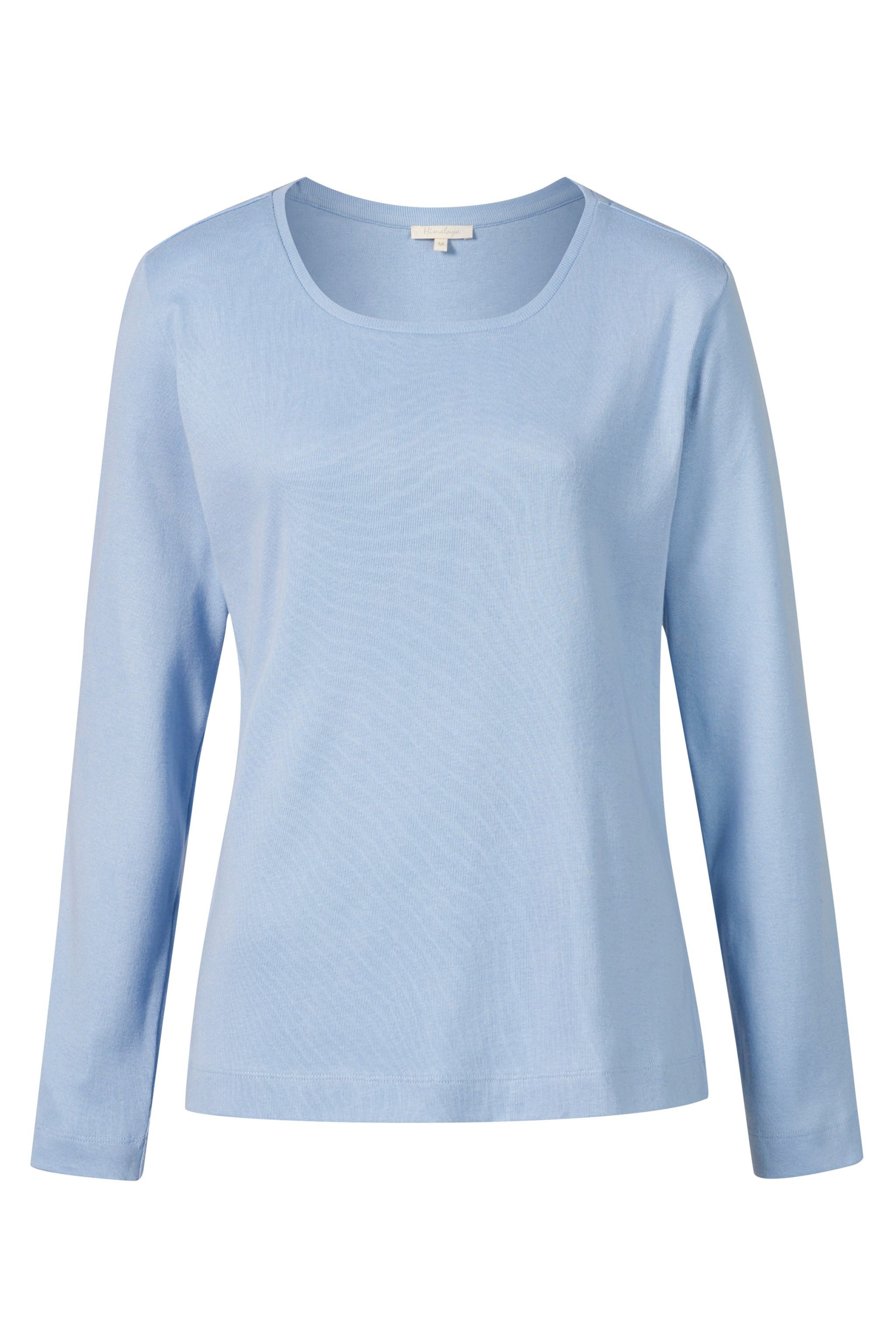 Himalaya Clothing Langarmshirt Basic Damen Shirt langarm "Alma" aus Feinrip günstig online kaufen