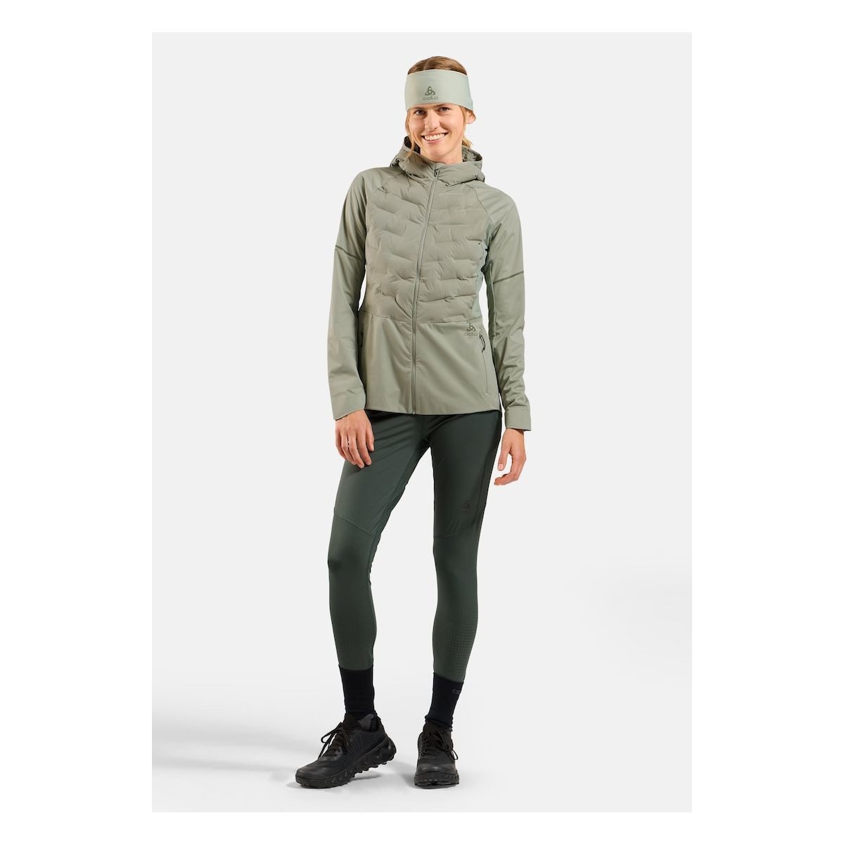 Odlo Outdoorjacke Zeroweight Insulator Vielseitige und umweltfreundliche Damenjacke mit winddichter