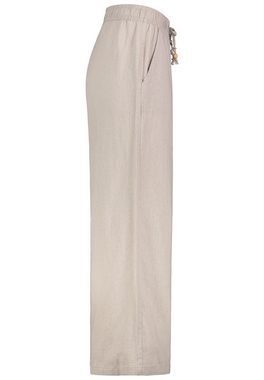 SUBLEVEL Stoffhose Leinenhose mit weitem Bein