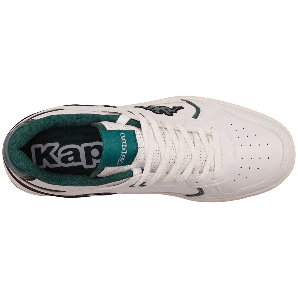 Kappa white-green Innensohle Sneaker - mit herausnehmbarer