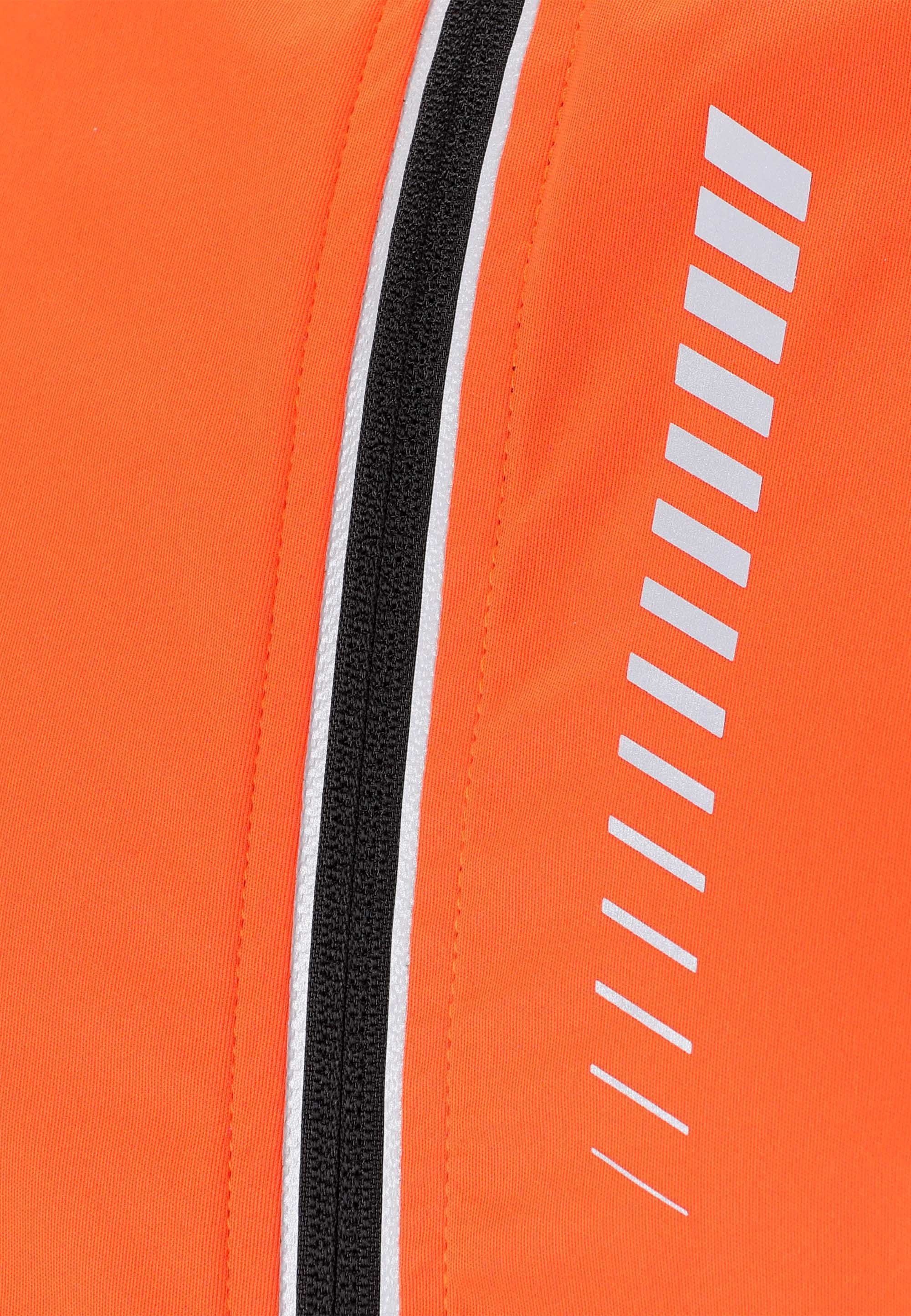 ENDURANCE Softshelljacke Justine mit reflektierenden orange-schwarz Elementen