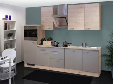 Flex-Well Küche Riva, wahlw. mit E-Geräten, Breite 280 cm, viele Farbvarianten erhältlich
