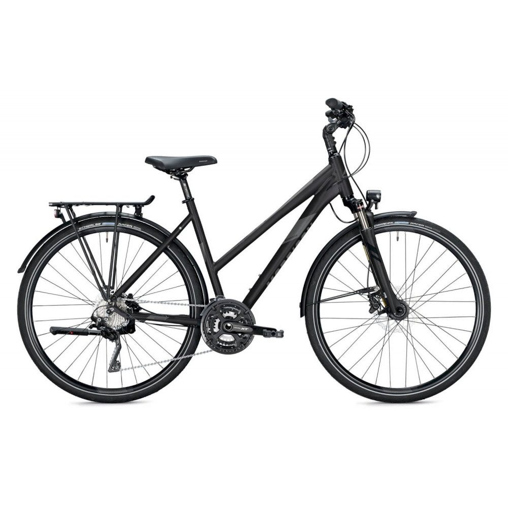 Morrison Trekkingrad 4049441052908 T 8.0 Trapez Trekkingbike Damen schwarz 45cm
