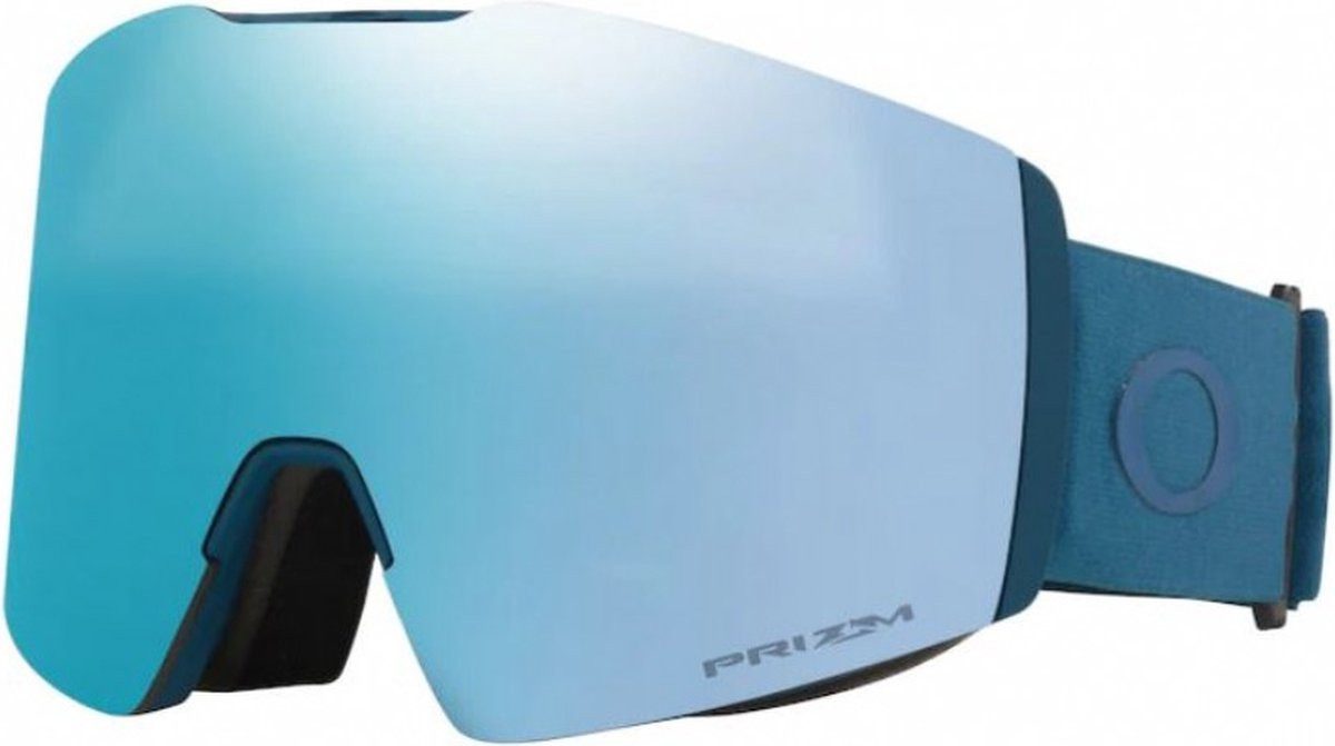 Oakley Sonnenbrille Fall Line L Poseidon Prizm Snow Sapphire (ca. 30 x 60 x 70 mm) mit verspiegelten Gläsern