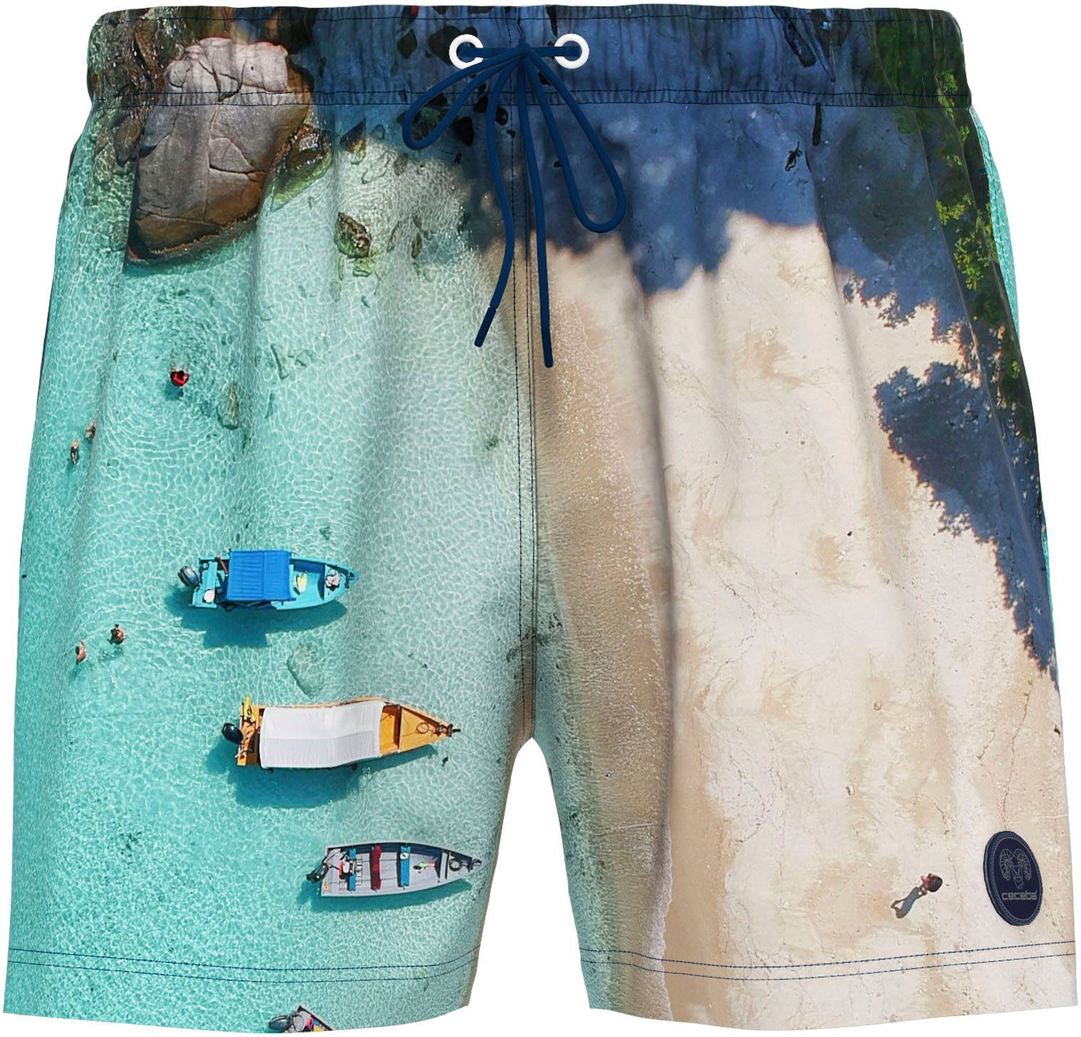 CECEBA Badeshorts mit tollem Print für warme Sommertage, bequem, schnelltro günstig online kaufen