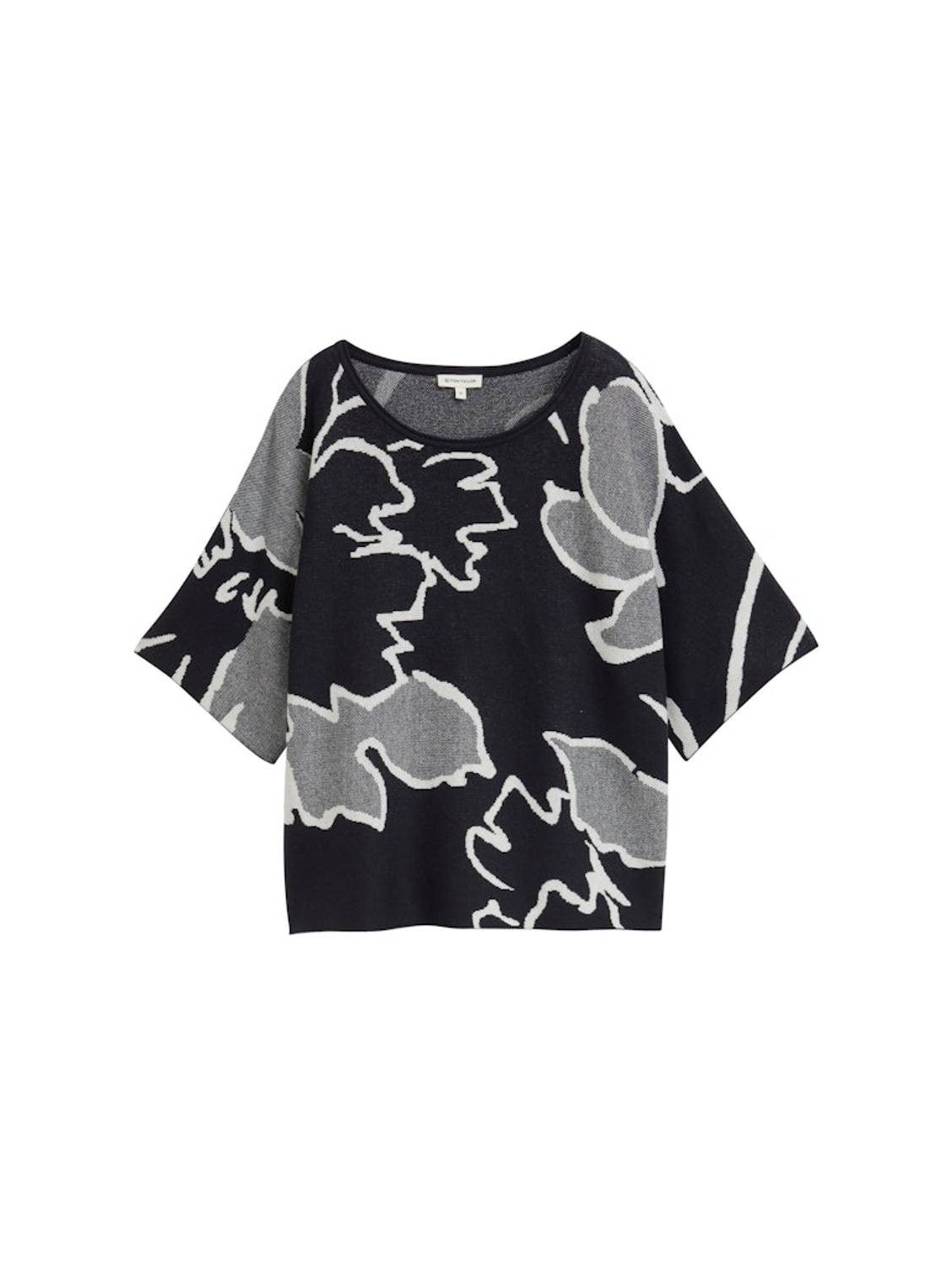TOM TAILOR Rundhalspullover 1047684 Blumenmuster günstig online kaufen