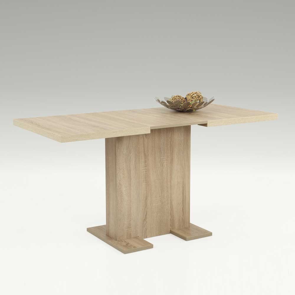 Pharao24 Säulen-Esstisch Estelany, ausziehbar