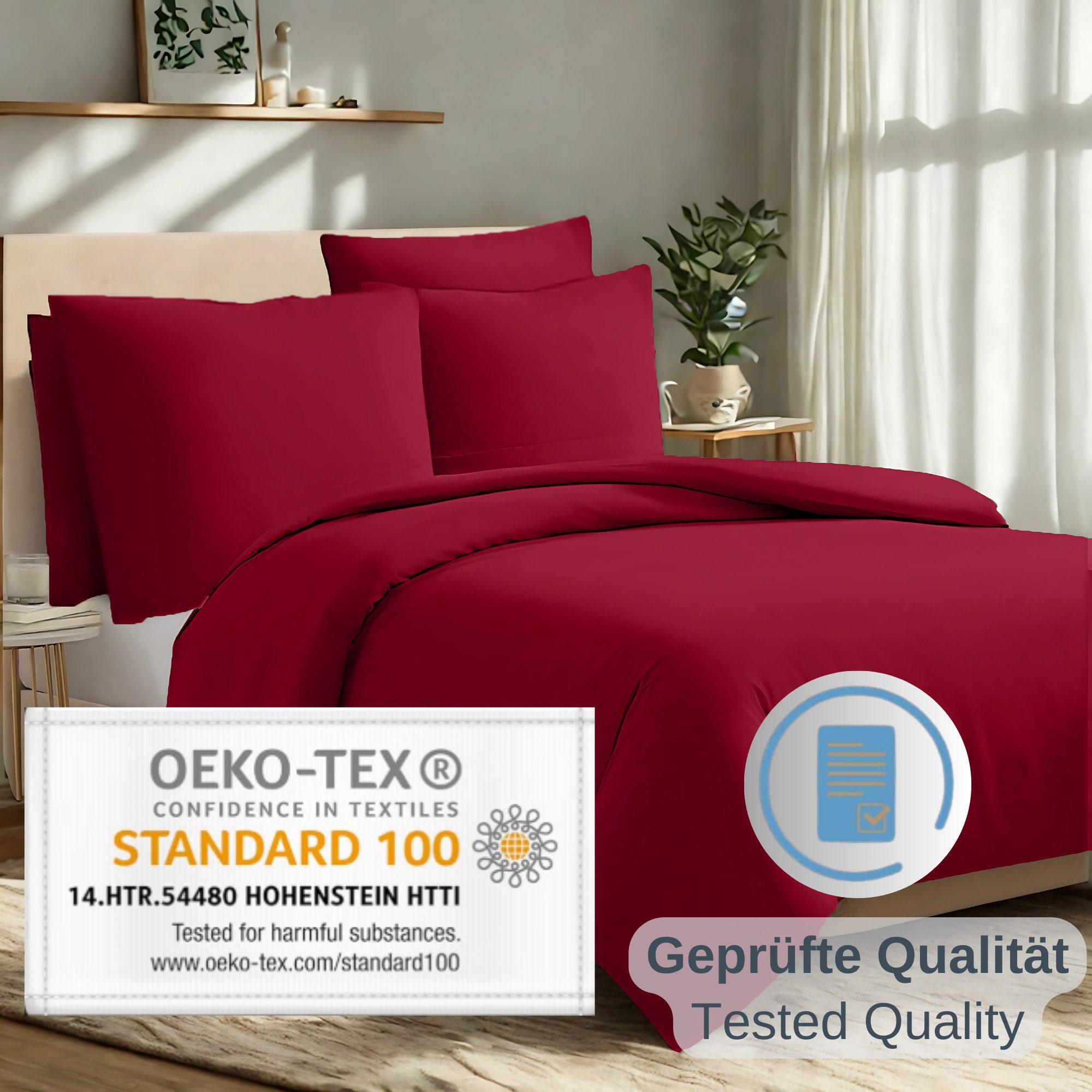 Komfortec Bettwäsche Premium, 135 x 200 bis 220 x 240 cm, 6 verschiedene Gr günstig online kaufen