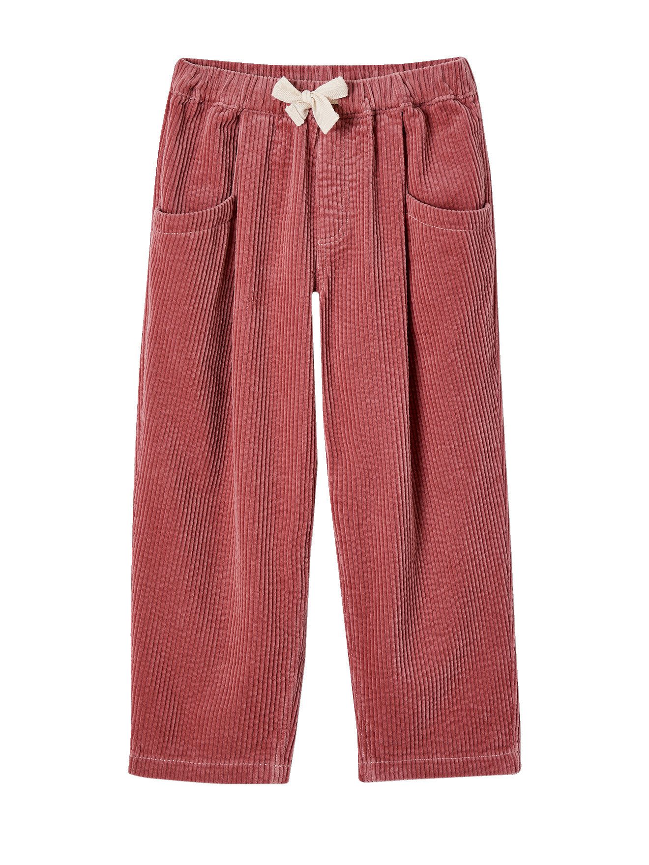 vertbaudet Cordhose Weite Cordhose Mädchen, Baggy-Look