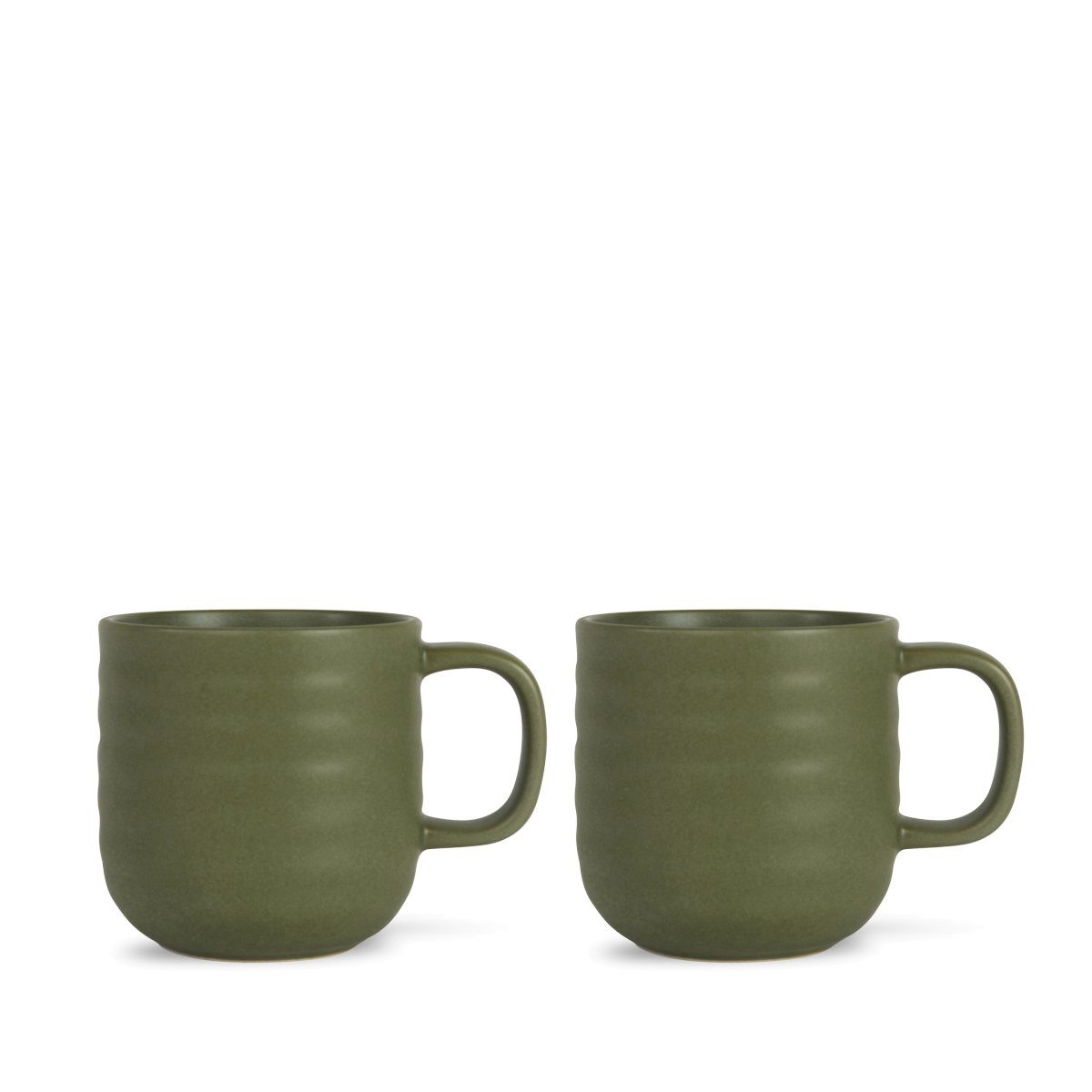 sagaform Tasse Tasse ELLEN 2er-Set, Steingut, Spülmaschinengeeignet