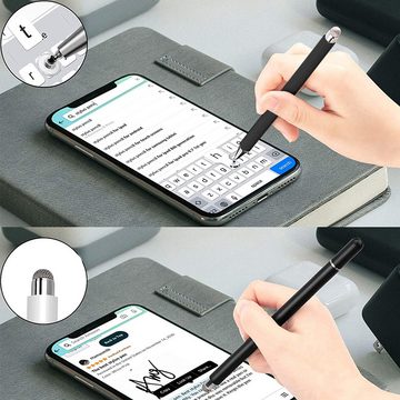 GelldG Eingabestift Eingabestifte Kapazitive Disc-Spitze Stift und Magnetkappe Kompatibel Mit Allen Touchscreens, Stifte für Apple iPad Pro/iPad 6/7/8/iPhone, Samsung Galaxy Tab A7/S7, Chromebook