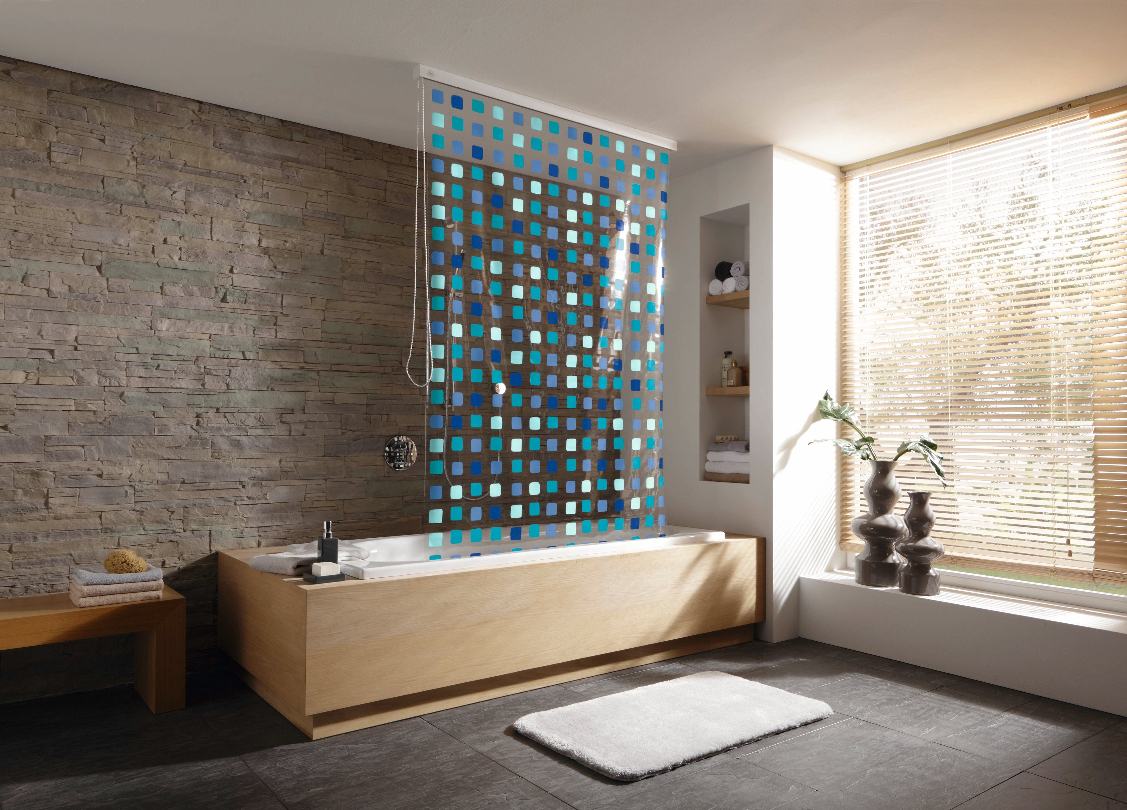 Kleine Wolke Duschrollo Breite 134 cm, ausziehbar, 128 x 240 cm günstig online kaufen