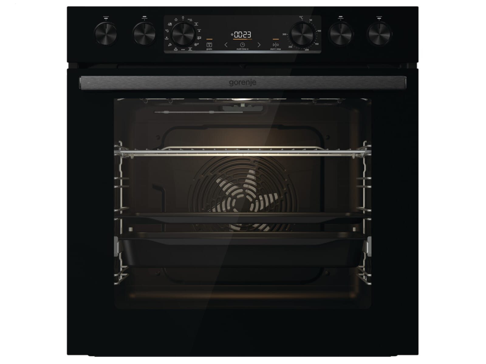 GORENJE Elektro-Herd-Set, mit 1-fach kein Auszug vorhanden, Reinigung mit Wasser / Dampf