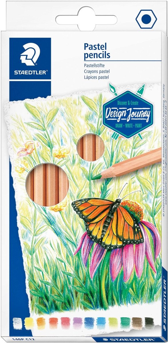 STAEDTLER Buntstift Farbstift 146P pastell 2,9mm farbig sortiert VE=12 Stück