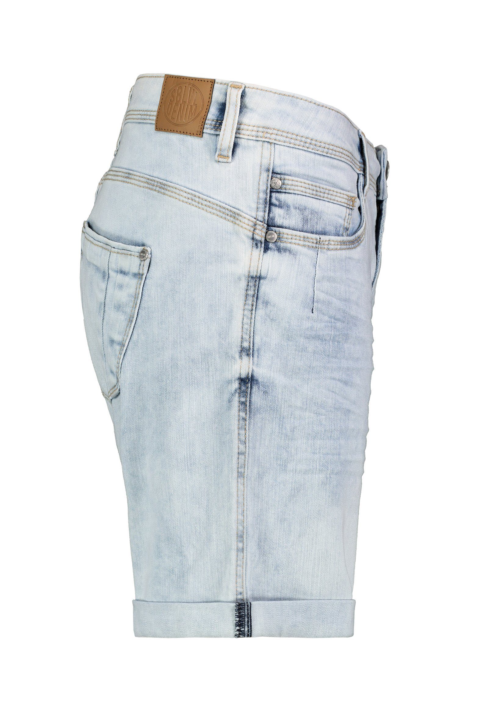 SUBLEVEL Bermudas Damen Jeans Shorts Bermuda Kurze Hose Shorts Short Denim Stretch Denim – Bild 5 von 5