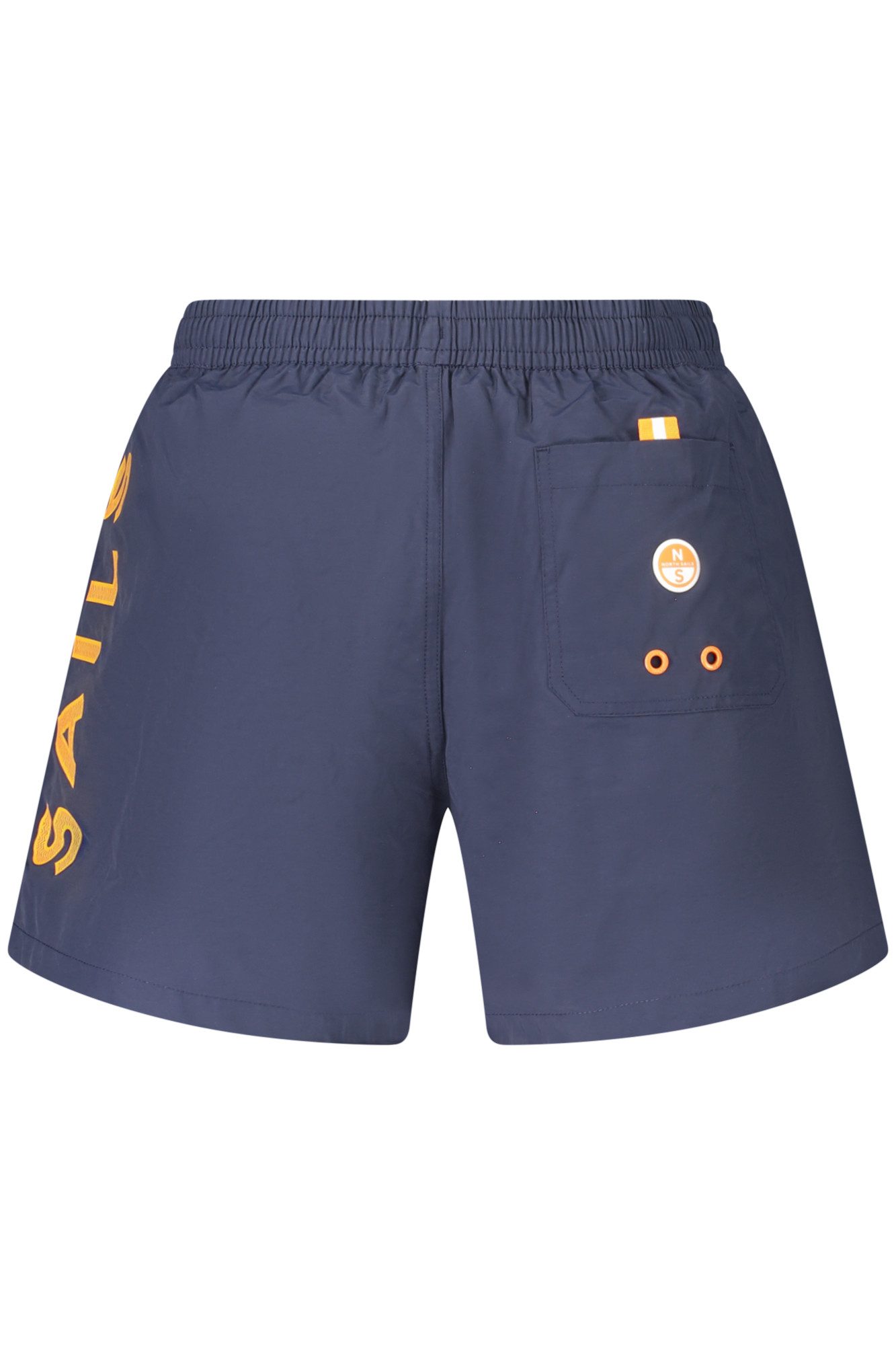 North Sails Badeshorts Blaue Herren-Bade-Boxershorts mit elastischem Bund & Taschen