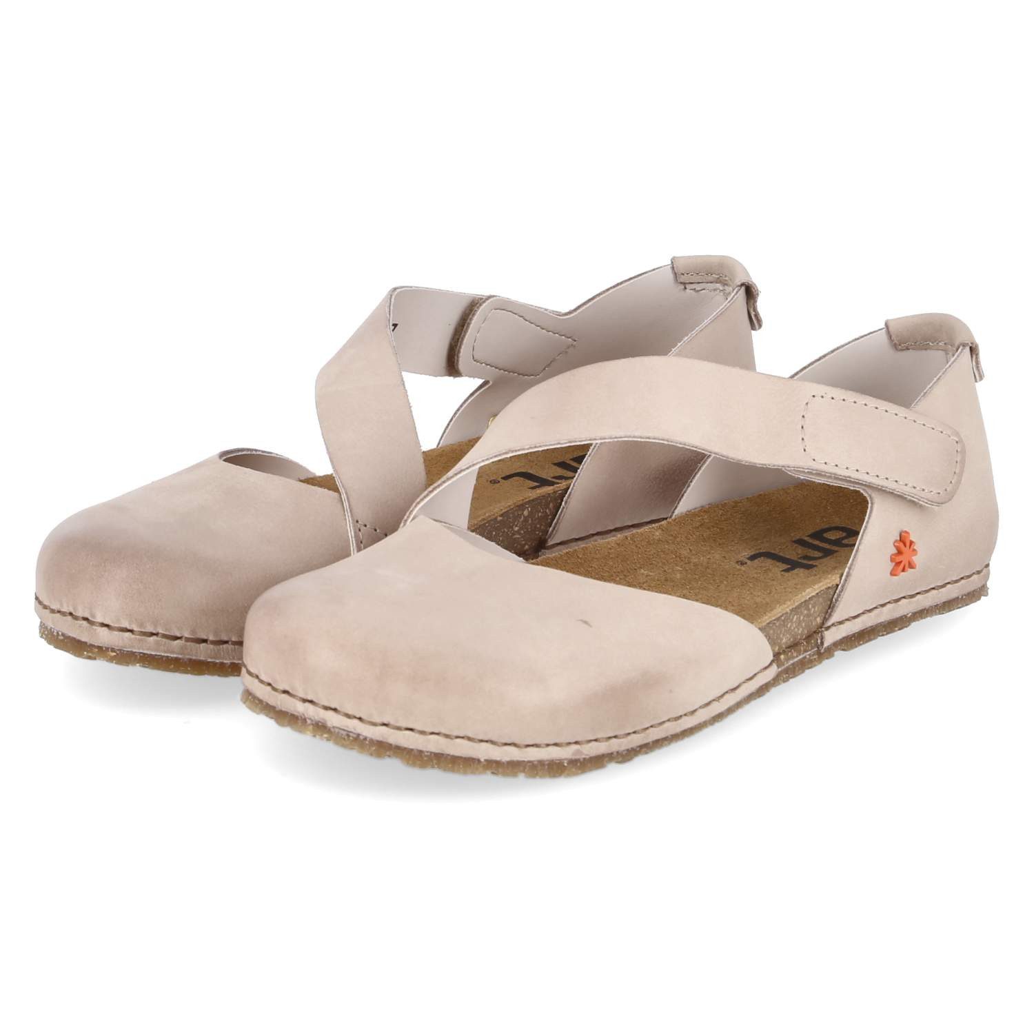 Art Art 0384 ROMA CREAM Damen Glattleder beige Keilsandalette