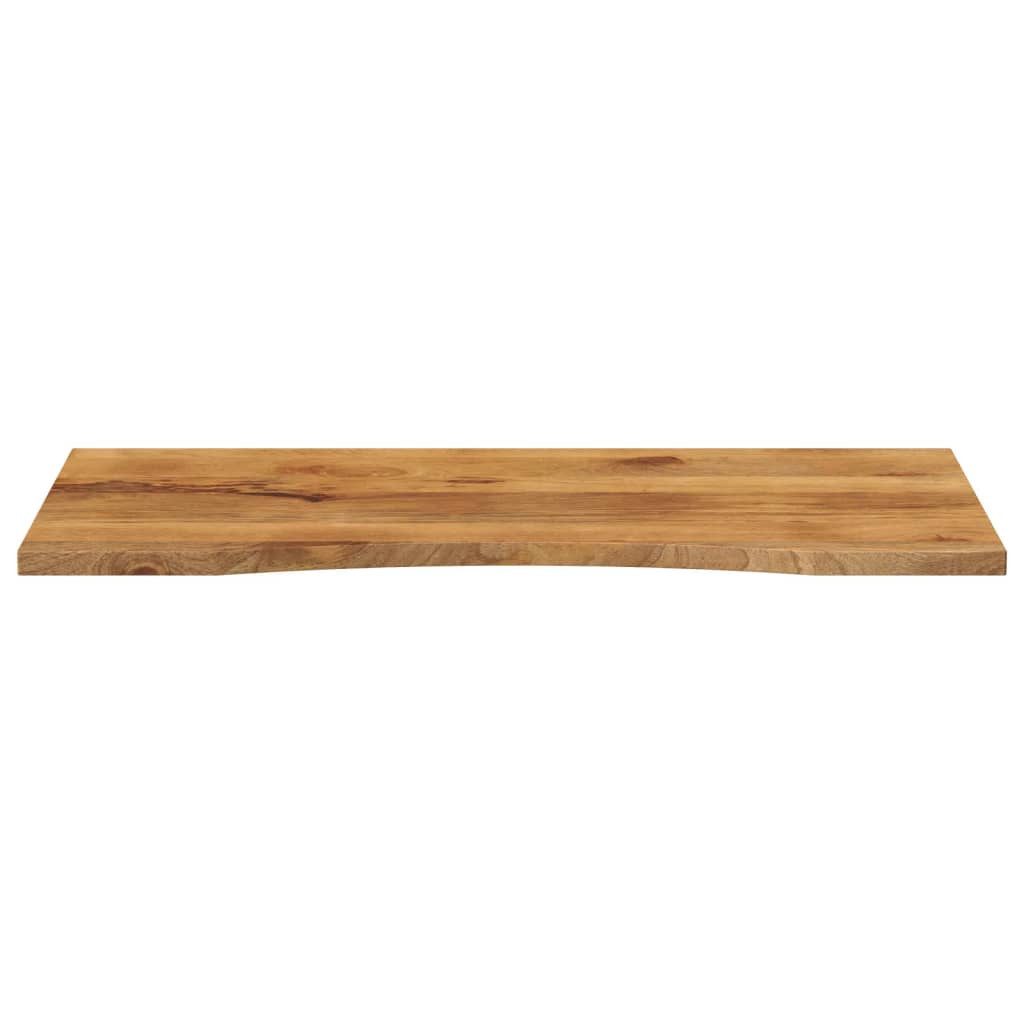 vidaXL Tischplatte Schreibtischplatte mit Aussparung 140x60x2,5cm Massivholz