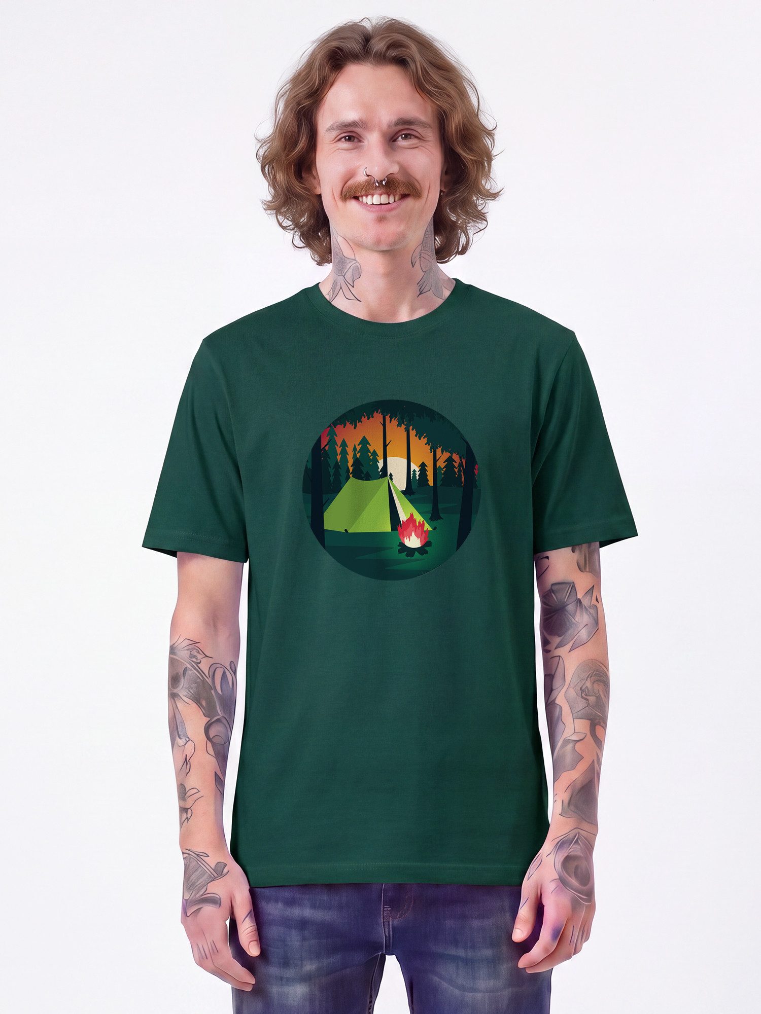 wat? Apparel T-Shirt Zelten