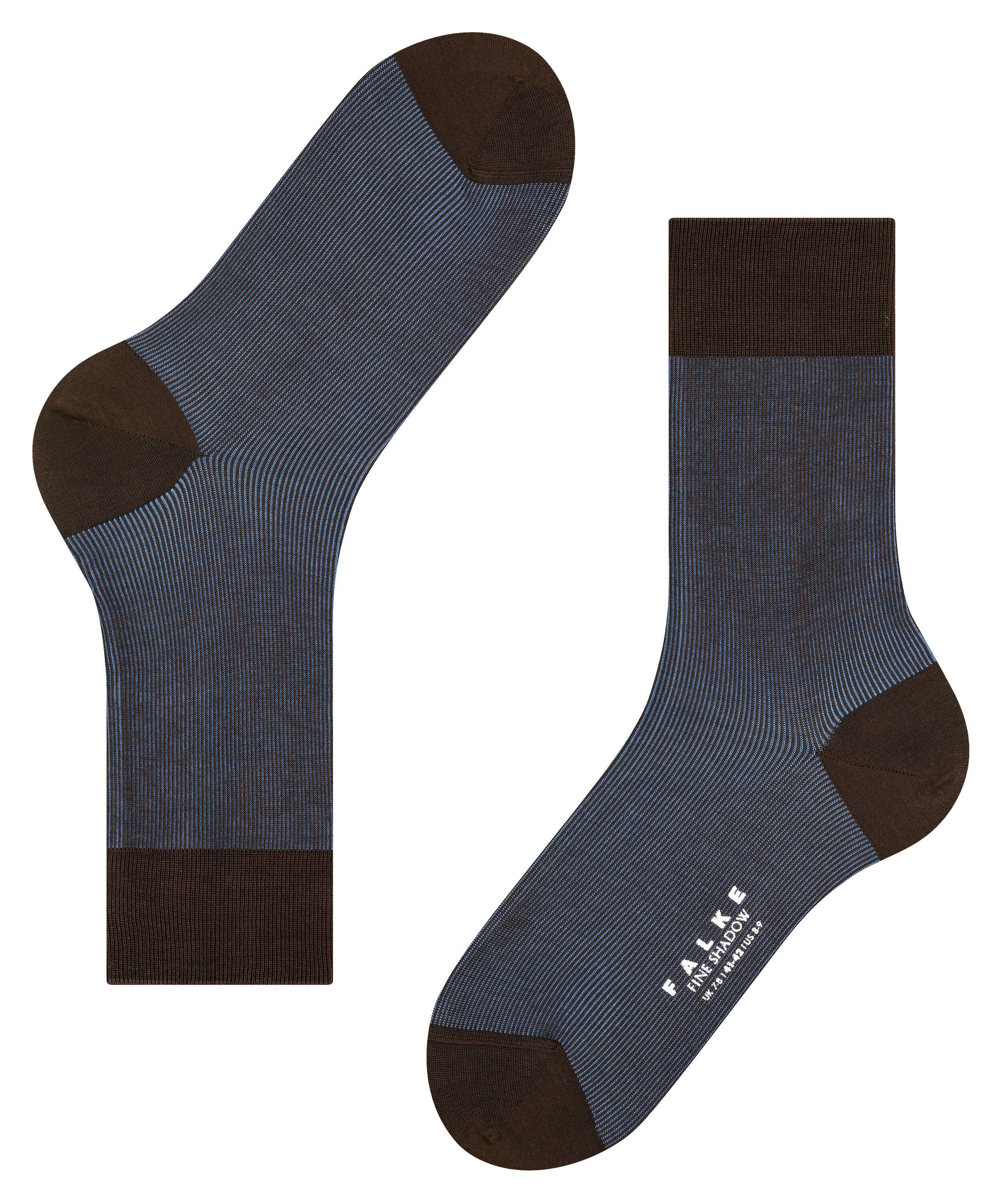 FALKE (1-Paar) brown Socken Fine Shadow (5933)
