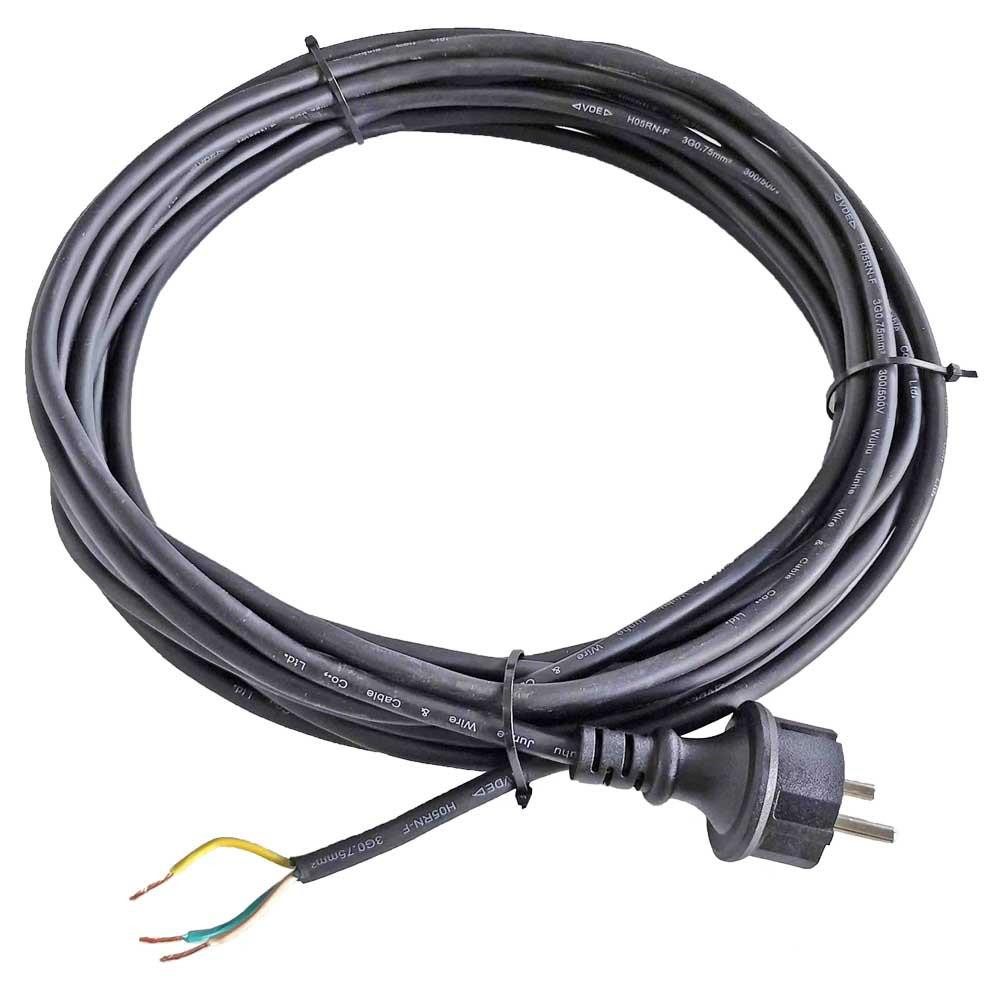 ALLEGRA Anschlusskabel 8 m H05RN-F 3G0,75 mm² 230V Elektro-Kabel, (800 cm), Gummikabel, 8 m, innen & außen, Typ-F Stecker