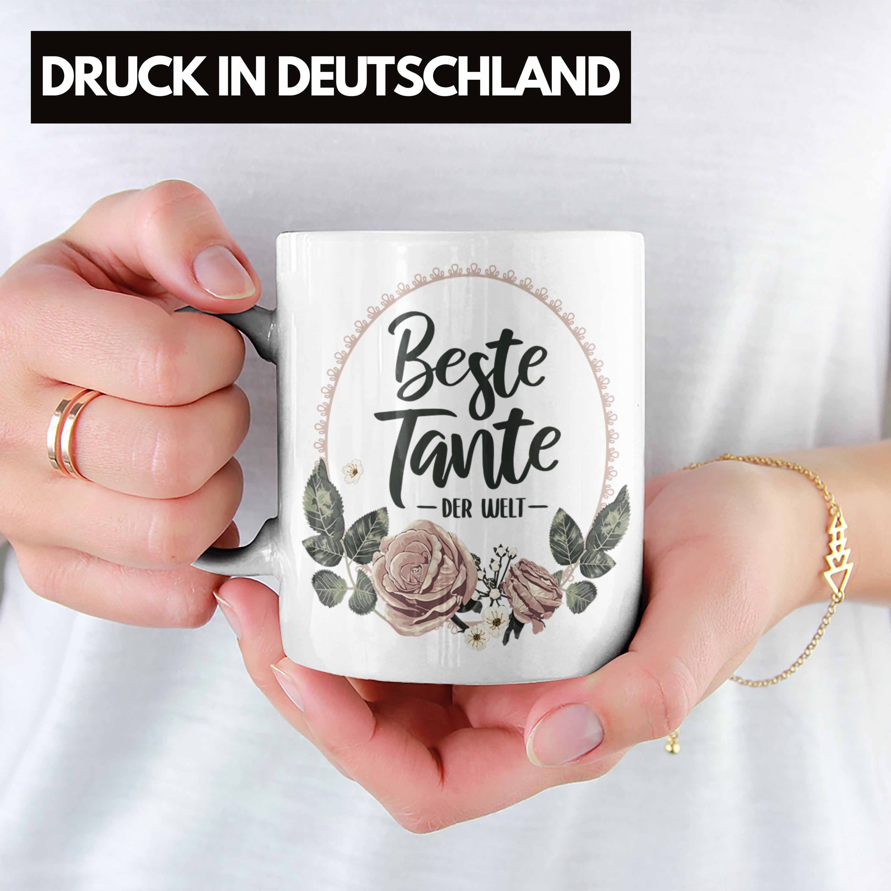 Kaffeetasse Spruch Tante der Tasse Tante Tasse Coole für mit Weiss Welt Geschenk Trendation - Trendation Beste