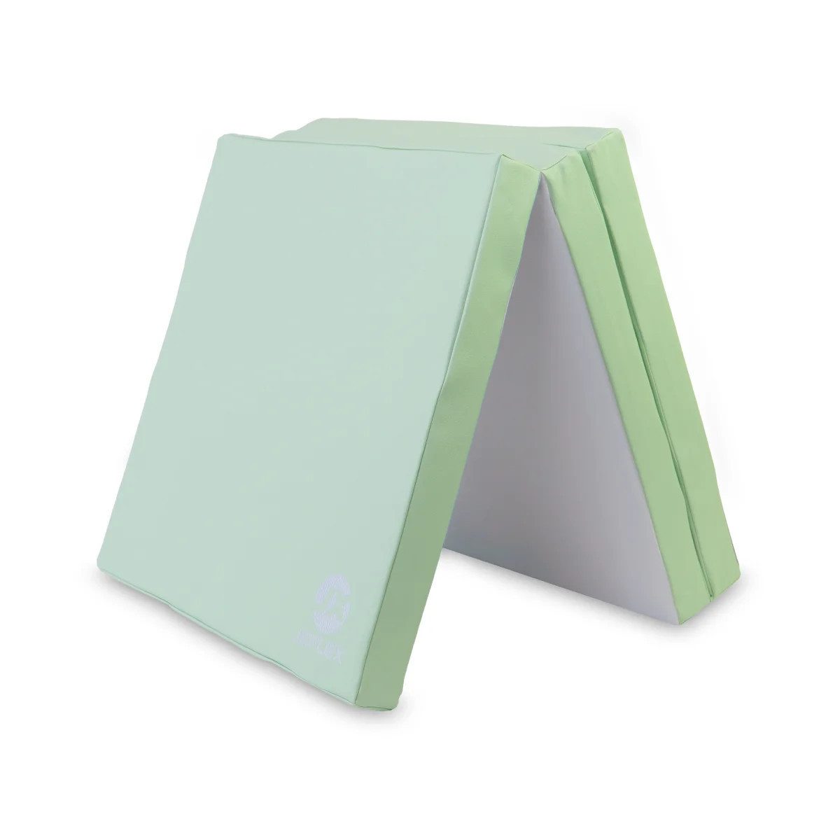 Jeflex Weichbodenmatte Turnmatte klappbar 180 x 60 x 6 cm GRÜN/GRAU Weichbodenmatte, 180cm x 60cm x 6cm, Made in Germany