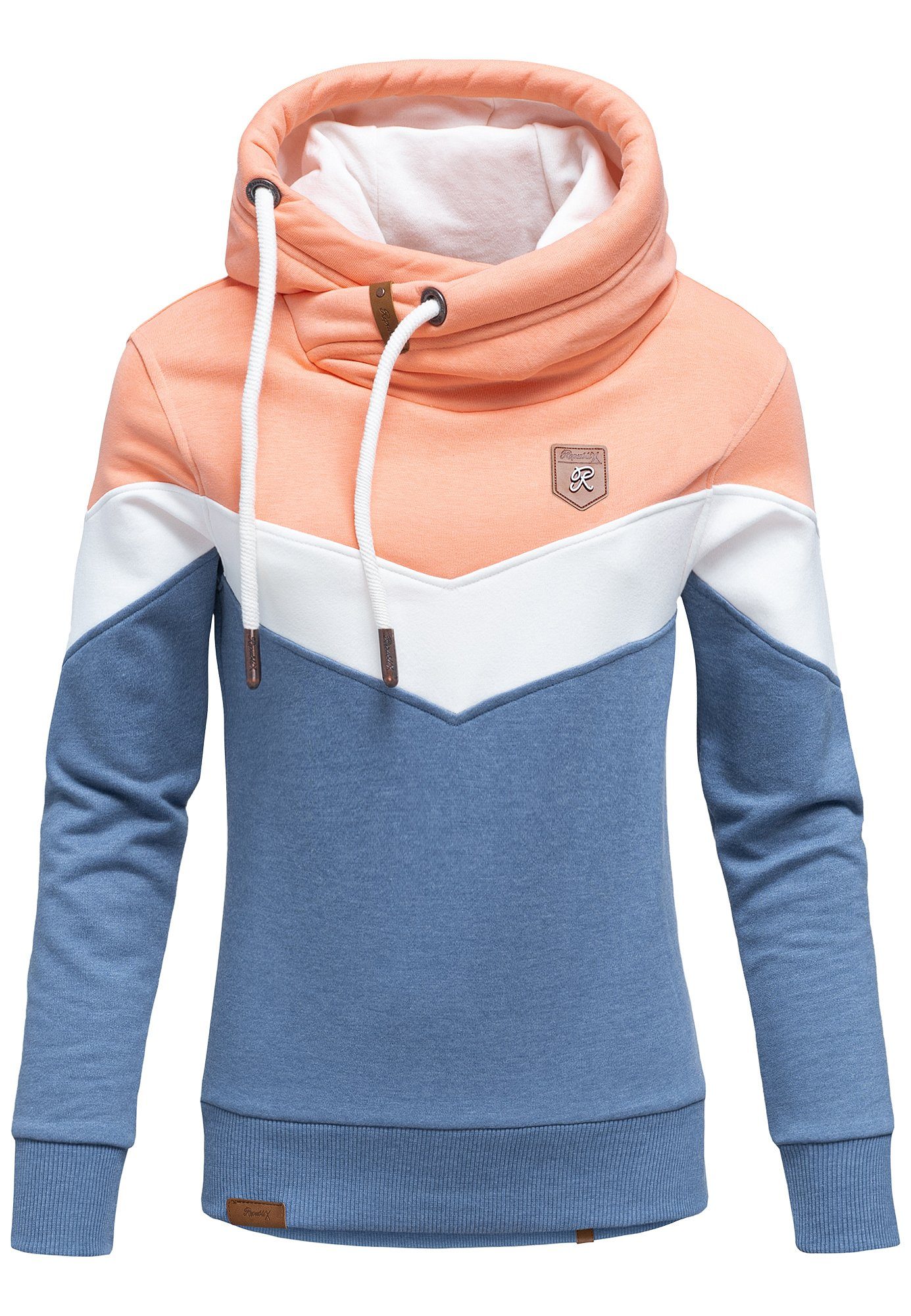 REPUBLIX Damen Hoodie Mit Zigzag-Print – Gemütlicher Kapuzenpullover In 6 Farben – Sweatjacke & Sweatshirt