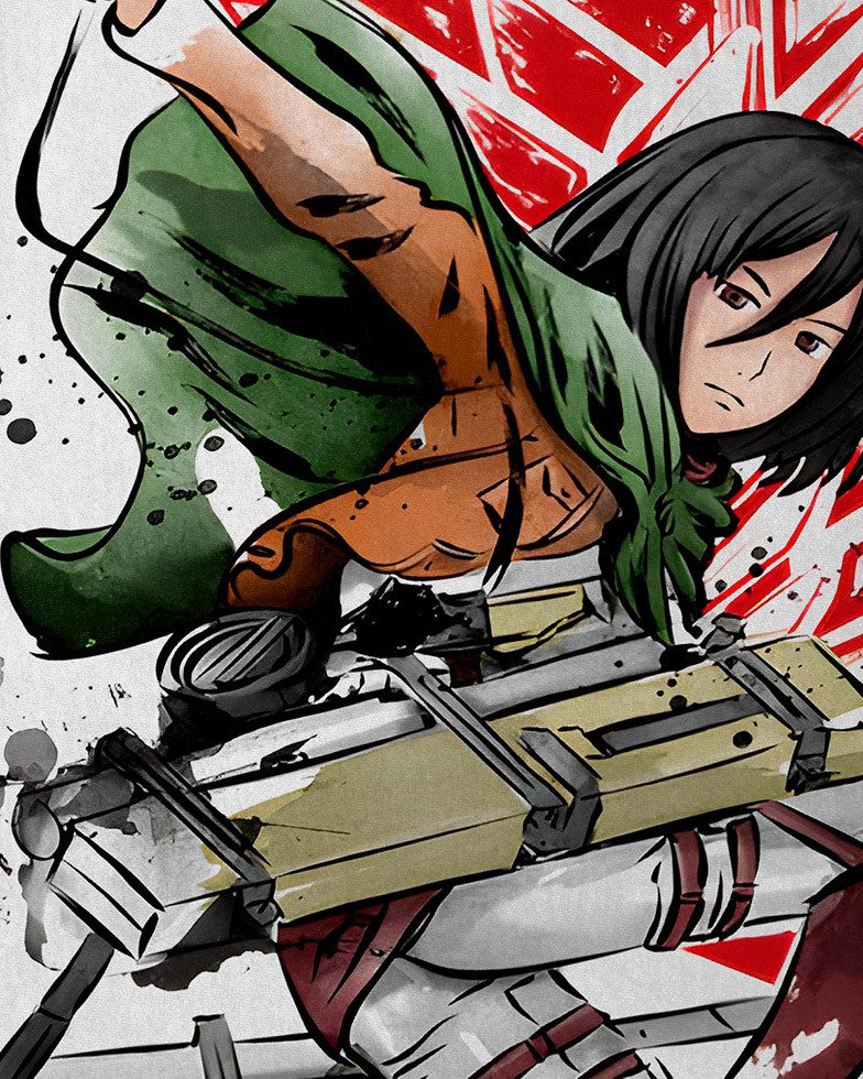 style3 T-Shirt Mikasa Soldier attack on günstig online kaufen