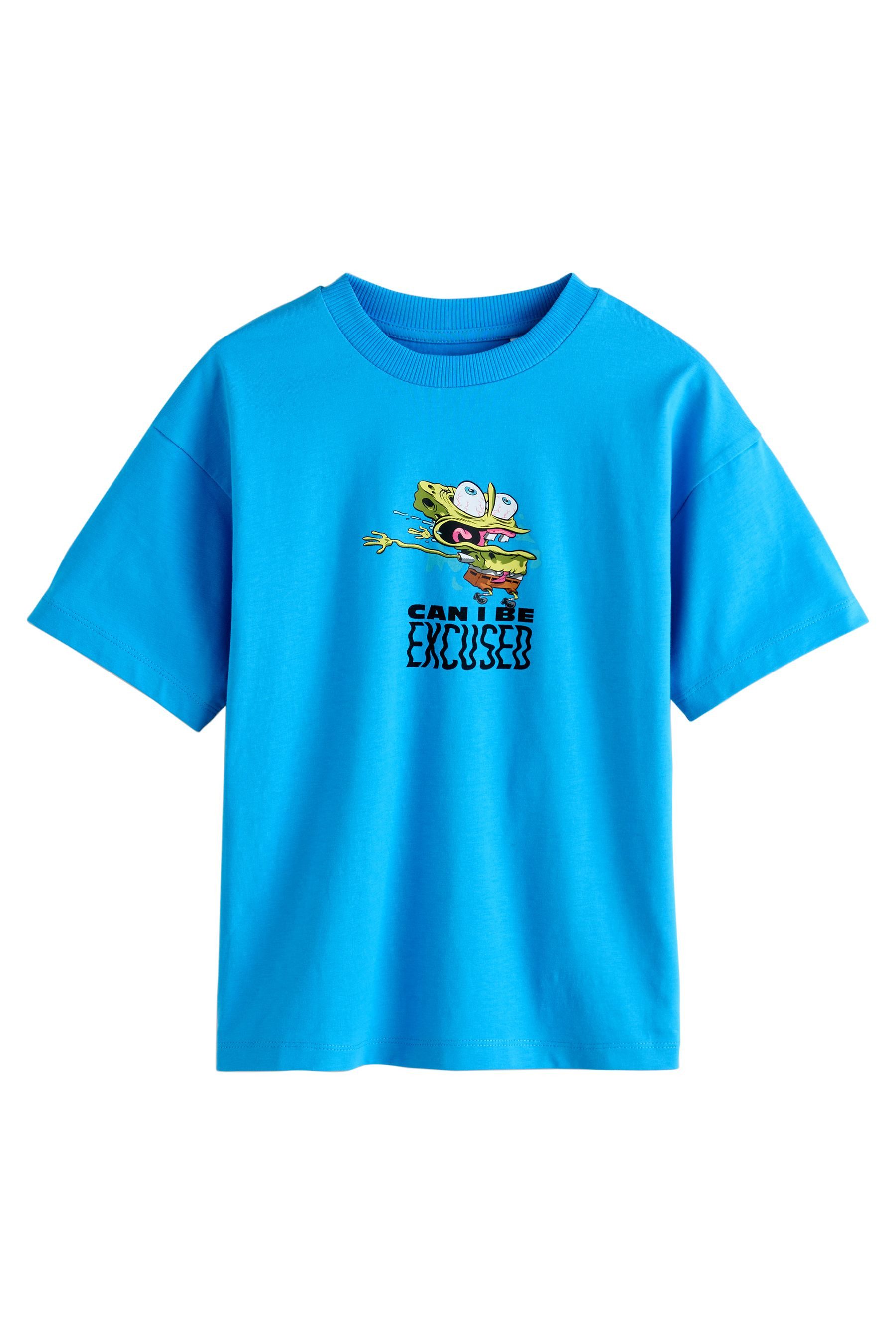 T-Shirt T-Shirt aus 100 % Baumwolle, Spongebob