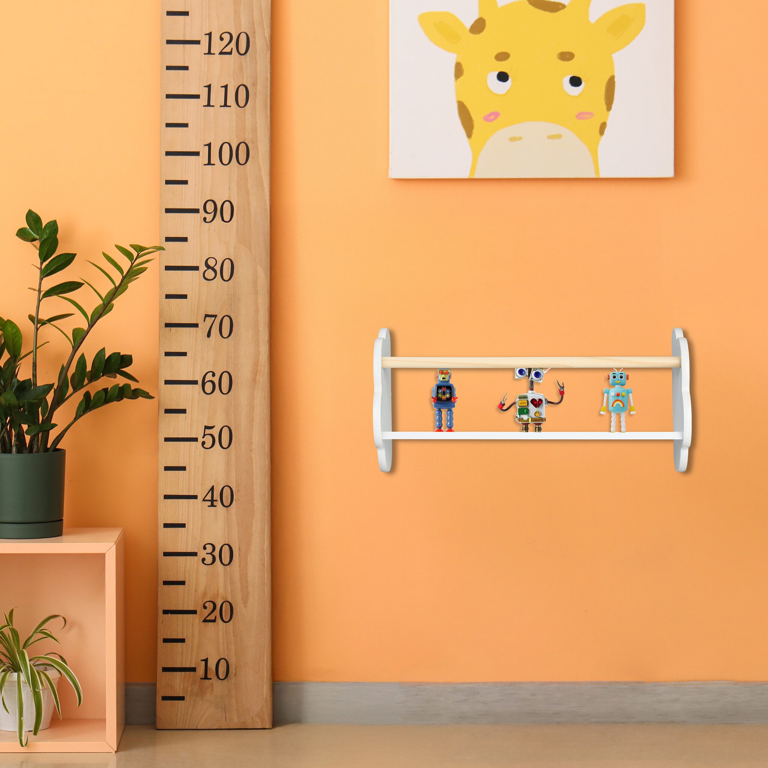 relaxdays Kinderregal Bücherregal Kinder Wolke 3er Set