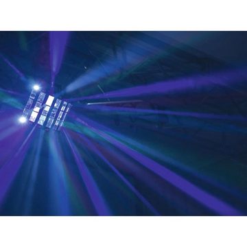 EUROLITE Discolicht LED Mini Hybrid Strahleneffekt D-20 Derby Effekt mit Stroboskop DMX