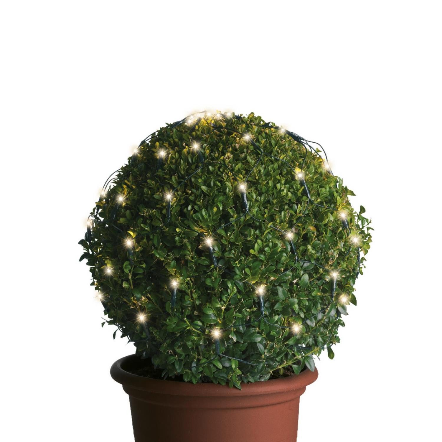 MARELIDA LED-Lichternetz LED Lichternetz Lichterkette Buchsbaum Kugelnetz f günstig online kaufen