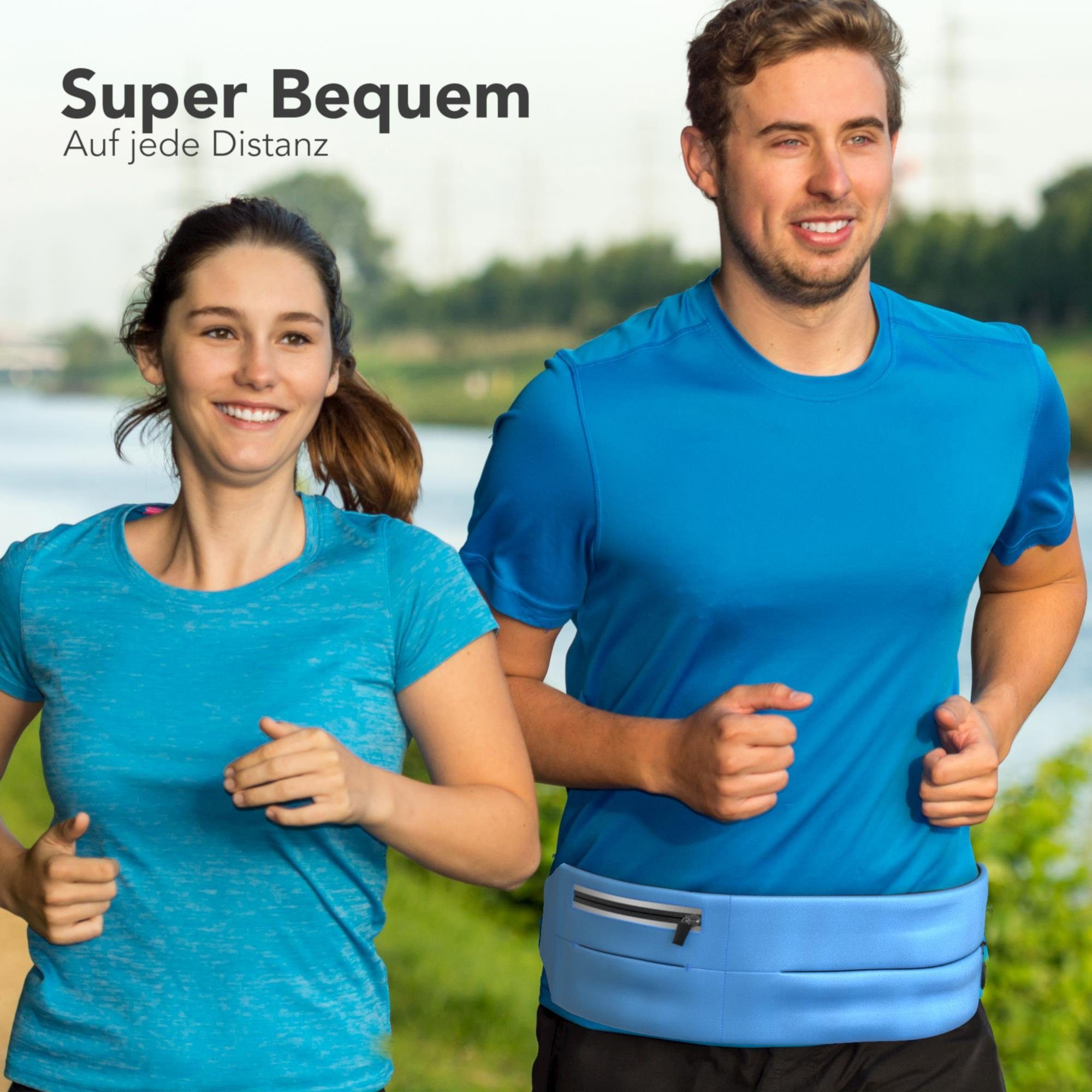 EAZY CASE Laufgürtel Universal Sport Bauchtasche Breit Laufgürtel für Handy günstig online kaufen