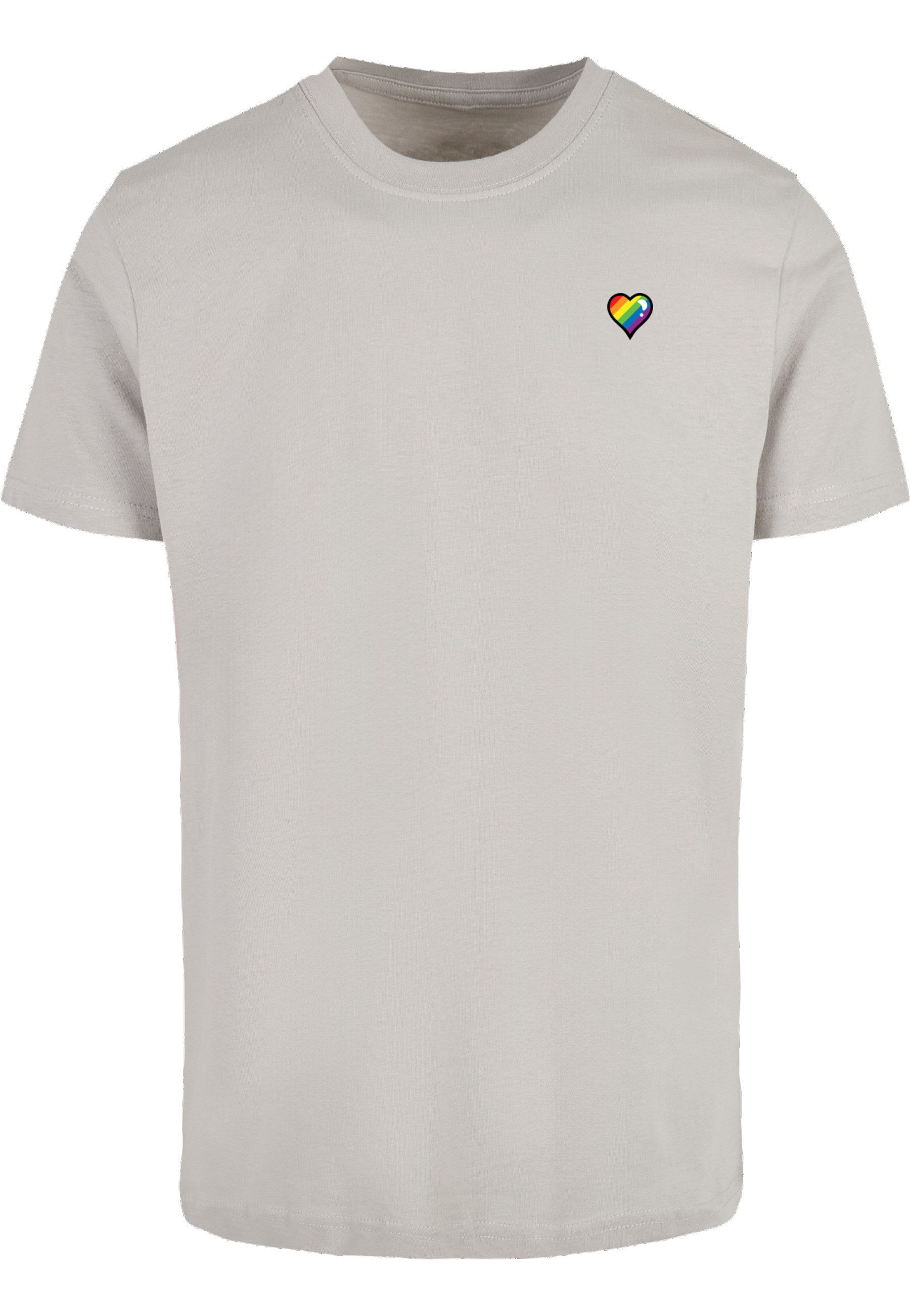 MisterTee T-Shirt MisterTee Glossy Heart Pride Tee (1-tlg) günstig online kaufen