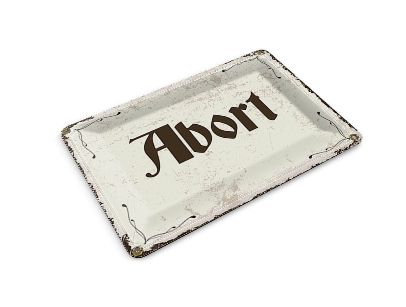 Femer GmbH Postkarte Hinweis 14x10 cm Abort nostalgisches Toiletten, unfrankiert