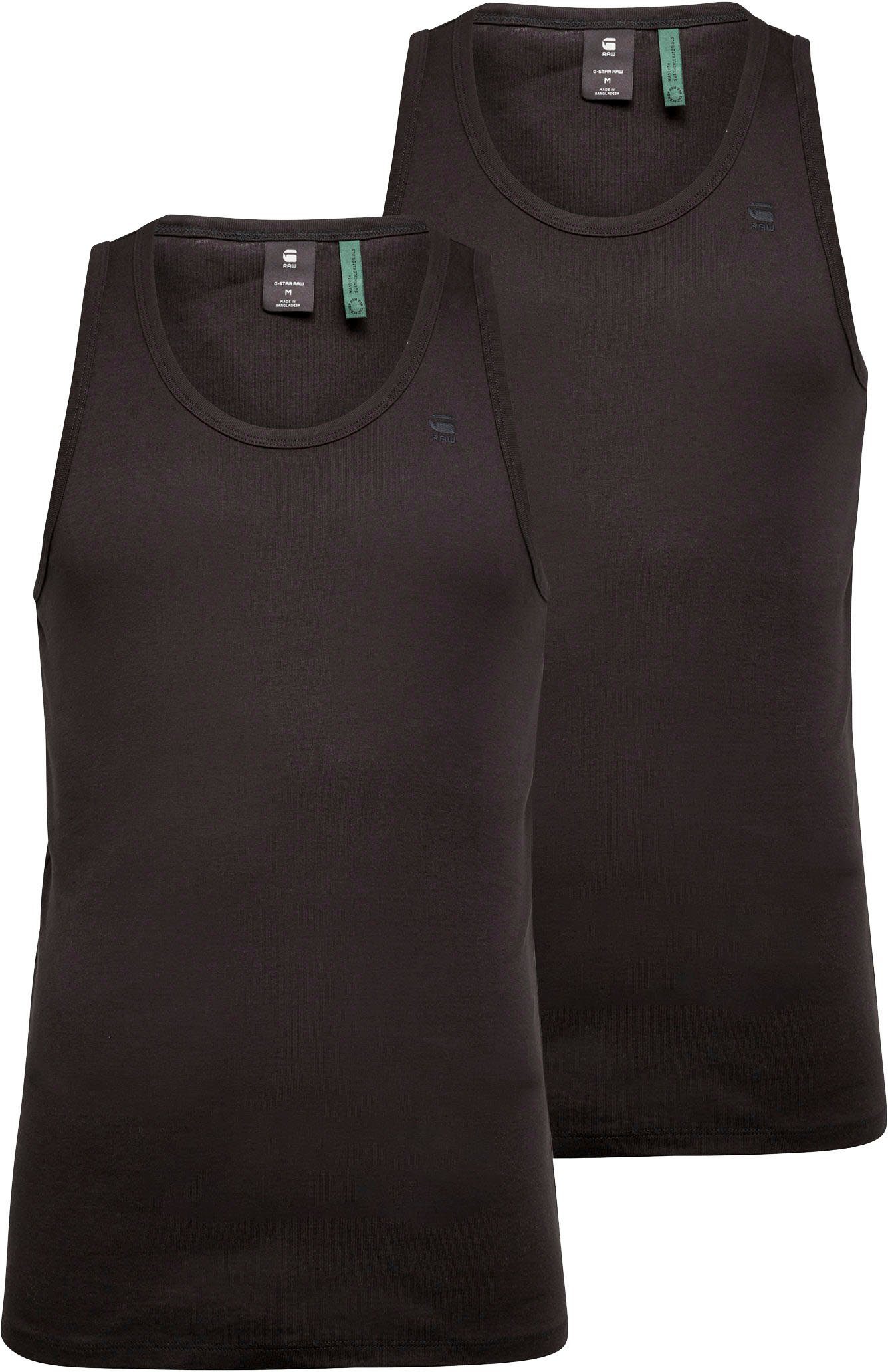 2-tlg., 2-Pack G-Star Schwarz Base Tank RAW (Packung, 2er-Pack) T-Shirt t