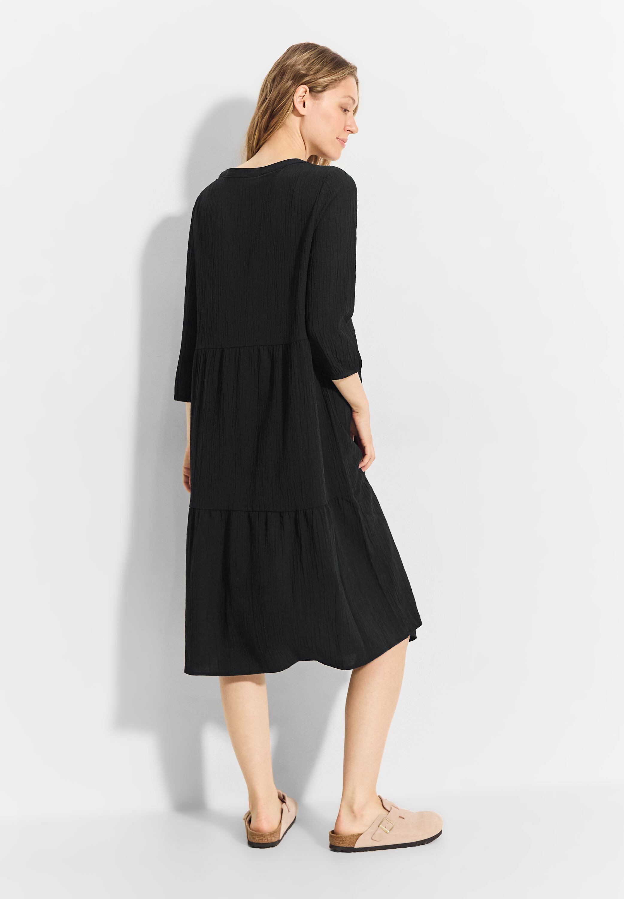 CECIL Blusenkleid in Unifarbe