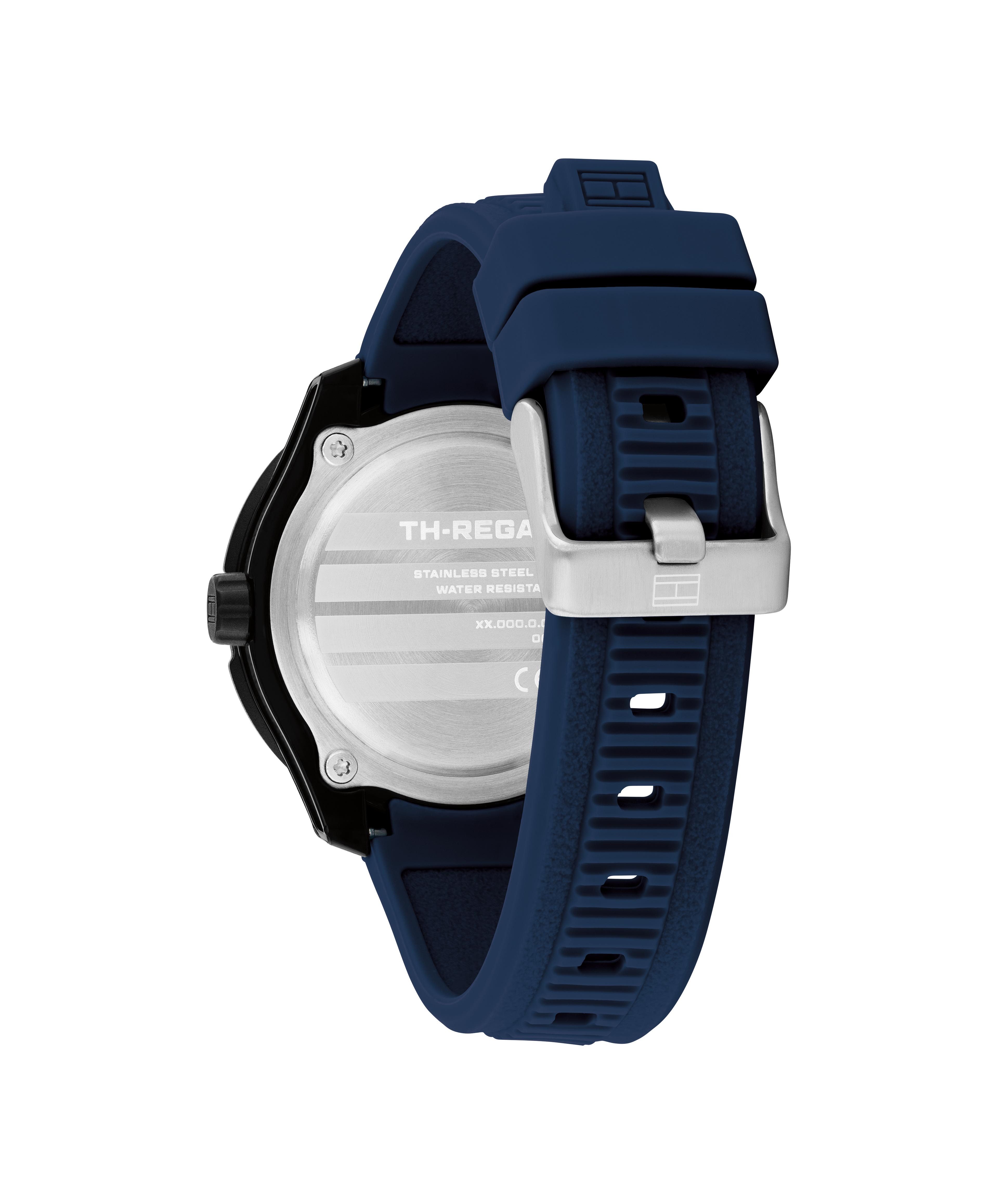 Tommy Hilfiger Quarzuhr TH-REGATTA 1720053, Armbanduhr, Damenuhr, Herrenuhr, Silikonarmband, analog