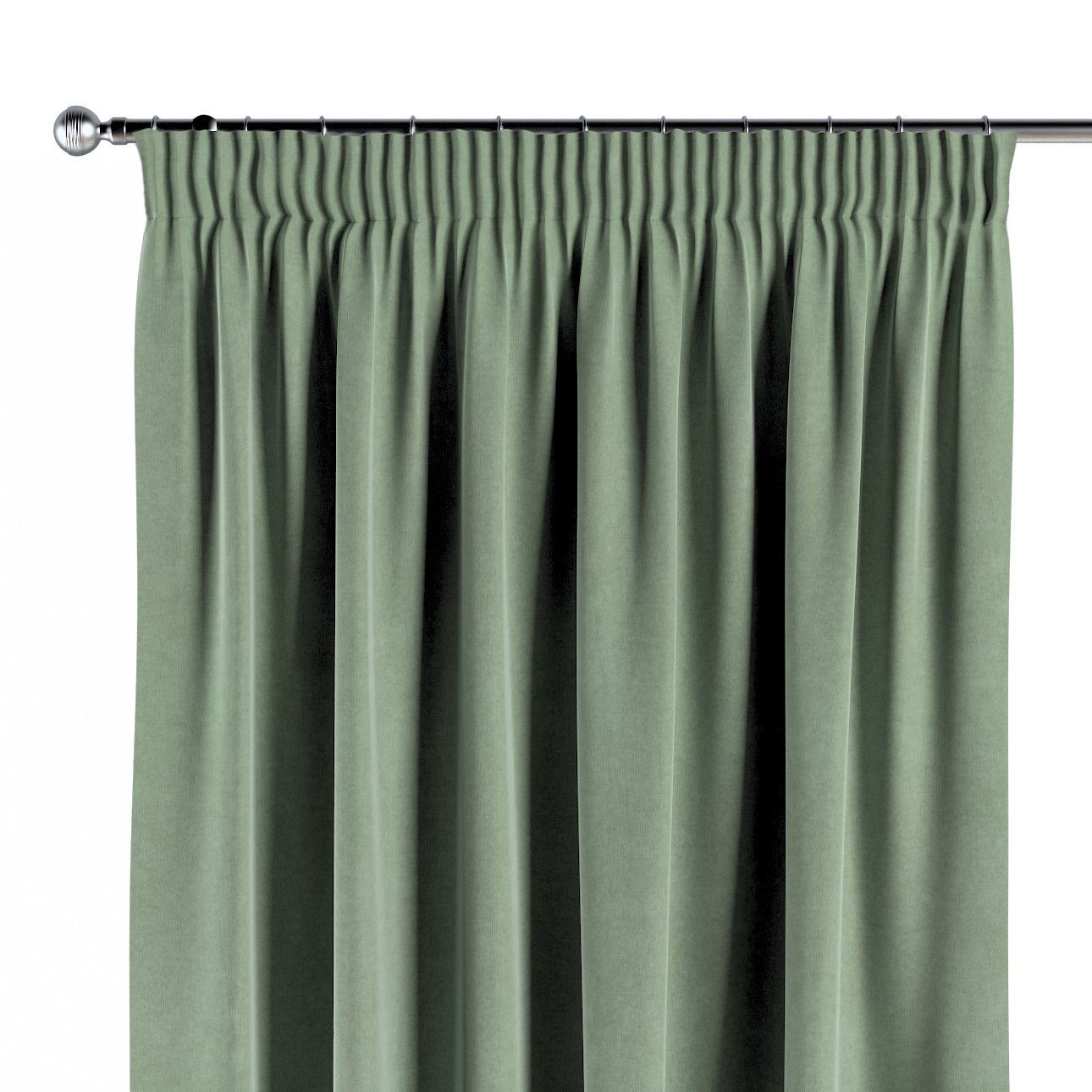 Vorhang Vorhang mit Kräuselband 60 x 100 cm, Crema, Dekoria grün | Fertiggardinen
