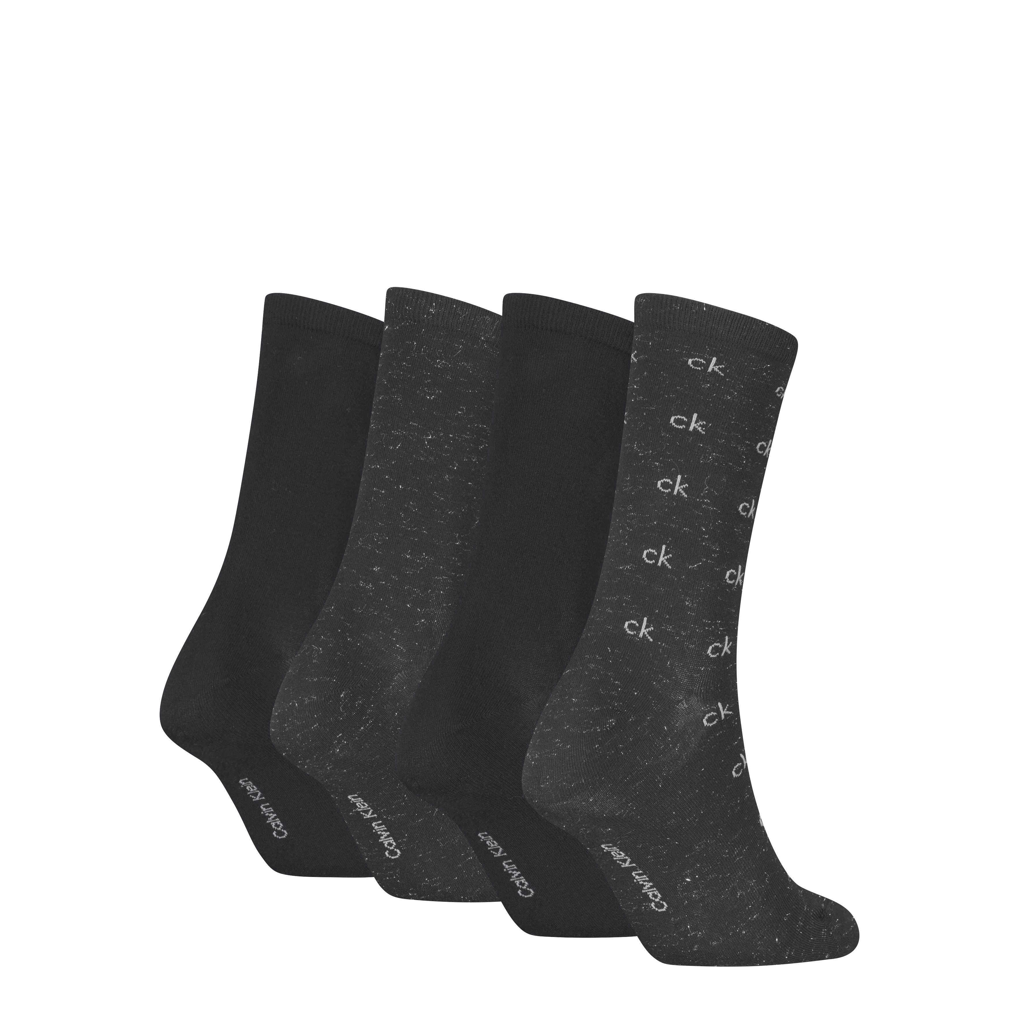 Calvin Klein Socken CK WOMEN SOCK 4P GIFTING AOP (4 Paar)