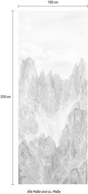 Komar Vliestapete Peaks Panel, (1 St), 100x250 cm (Breite x Höhe), Vliestapete, 100 cm Bahnbreite