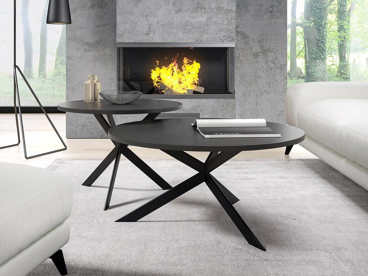 MIRJAN24 Couchtisch Libre (2er-Set), Beine aus günstig online kaufen