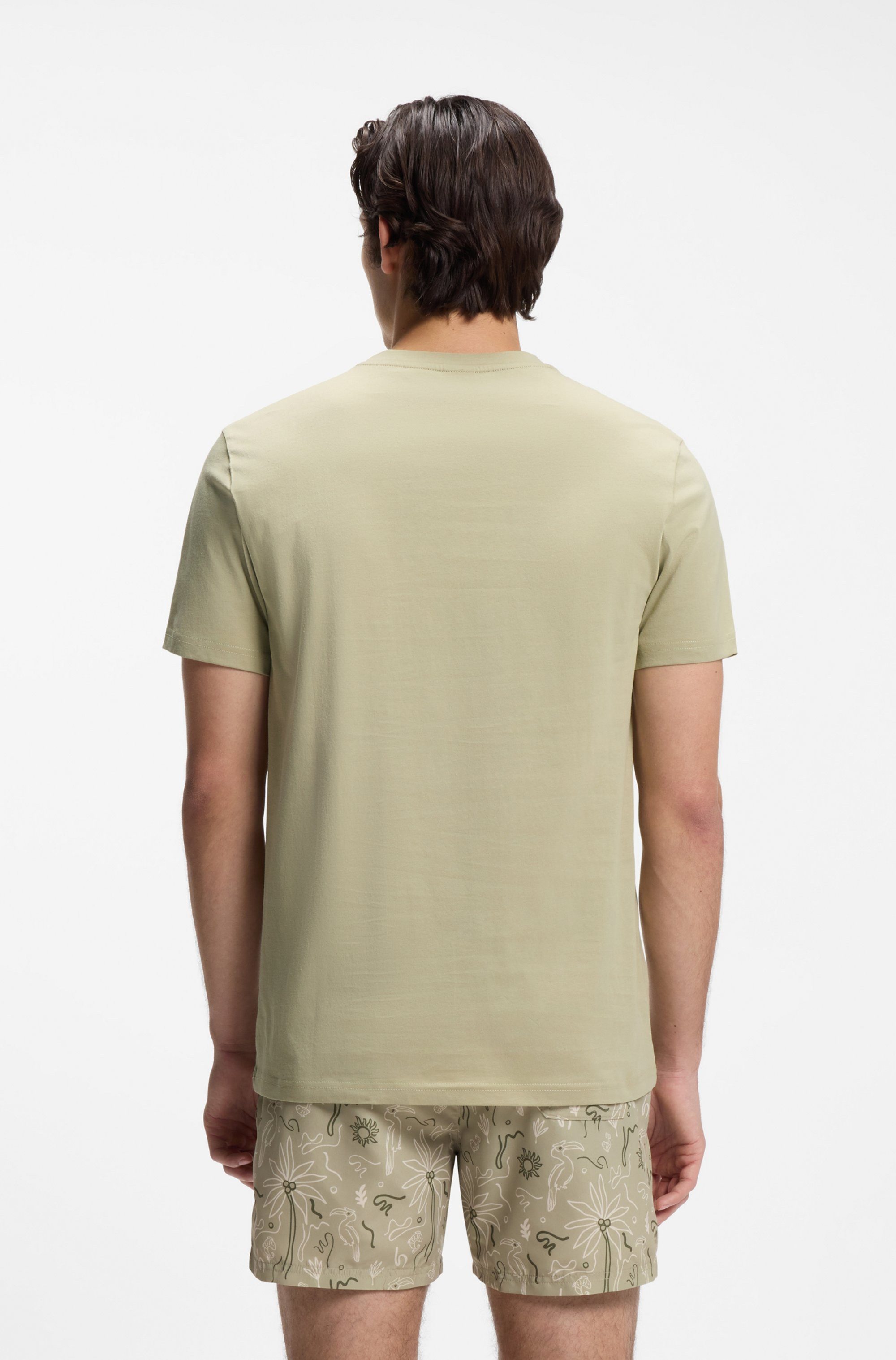 BOSS Strandshirt T-Shirt RN mit UV Schutz (SPF 50), Swimwear