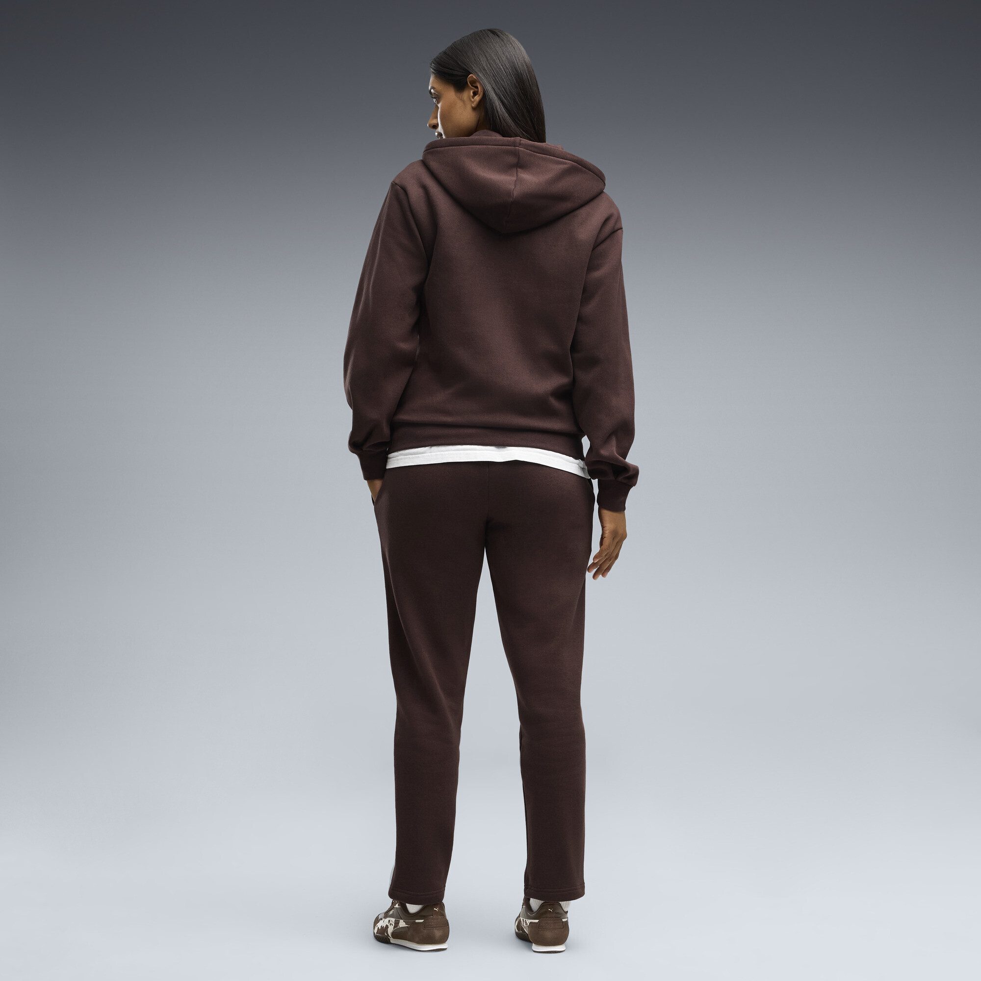PUMA Jogginganzug Metallic Trainingsanzug mit Kapuze Damen – Bild 3 von 5