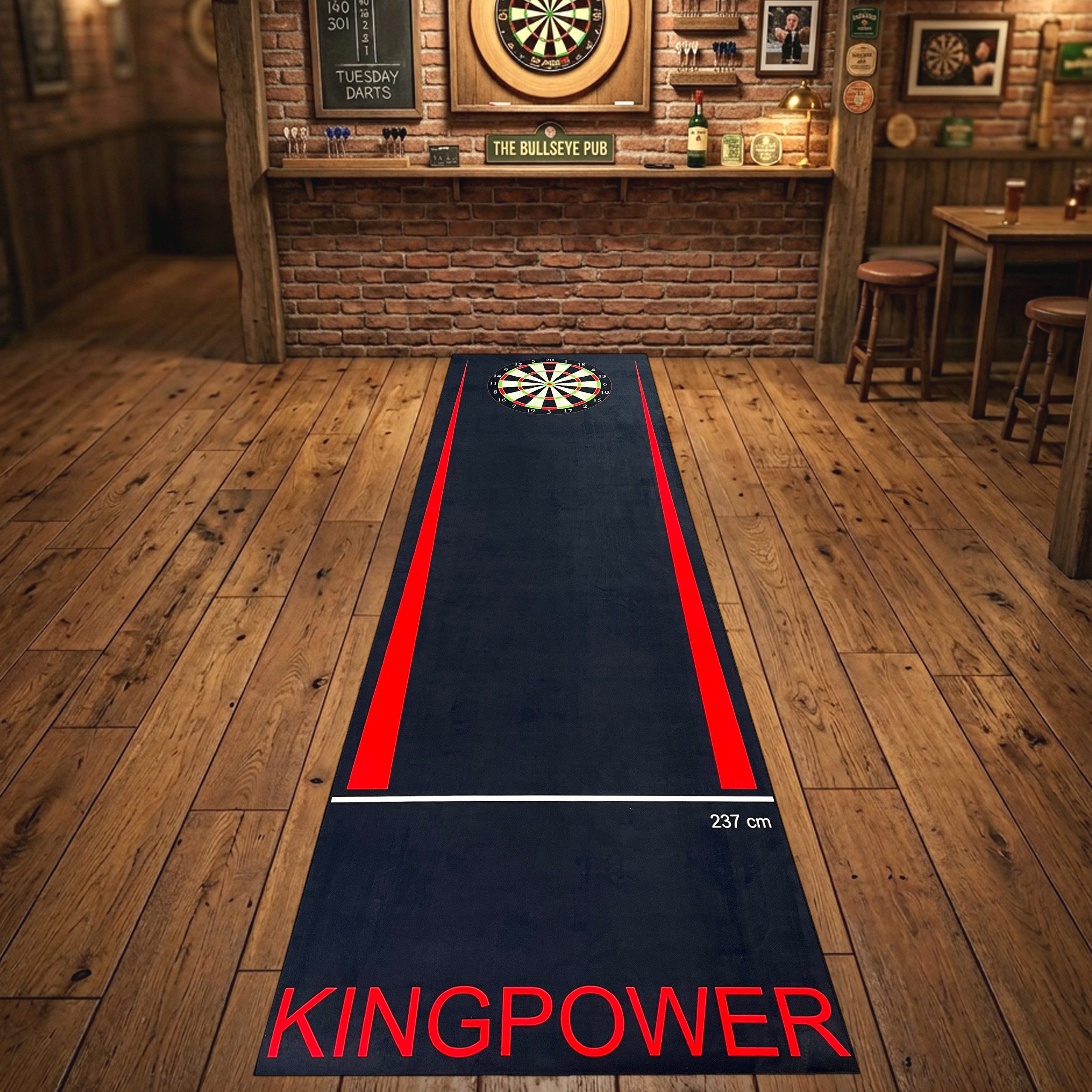 TeppichHome24 Dartmatte Dartmatten modern, pflegeleicht, strapazierfähig, Fussbodenheizung geeignet