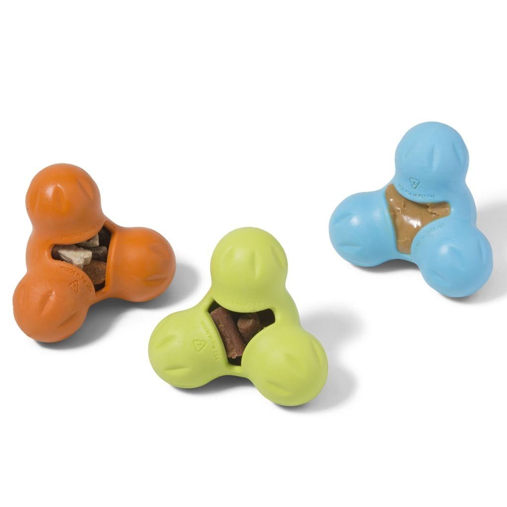 Hundespielzeug mit Apfelgrün Zogoflex Paw S Tux West Hunde-Ballschleuder