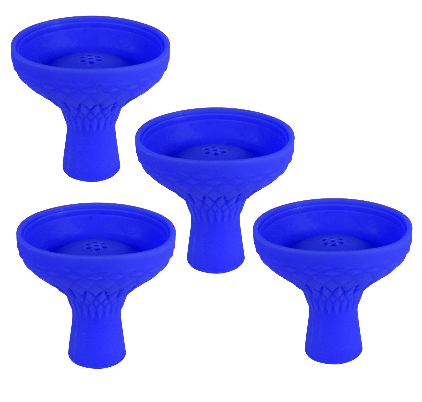 BAYLI Anzündkamin 4er Set - XL Shisha Kopf aus Silikon, Silikonkopf für Kaminaufsatz