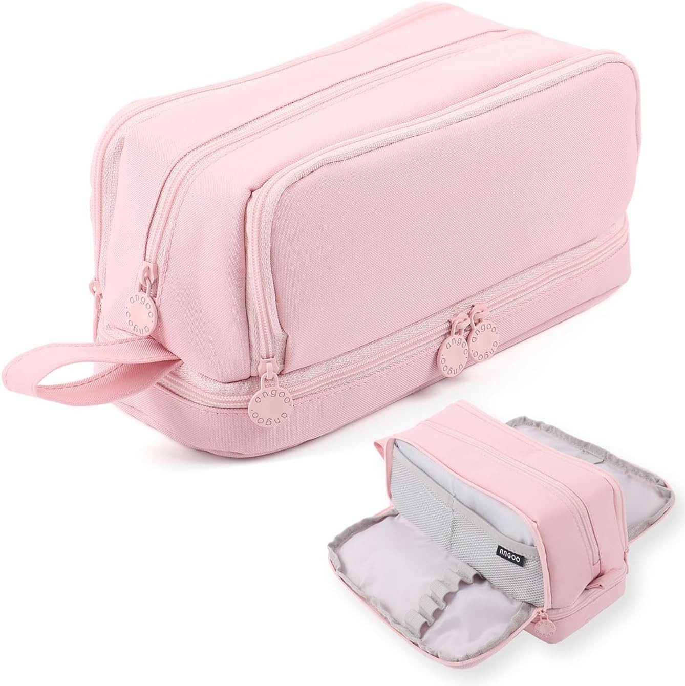 Agger Federmäppchen Große Kapazität, Mäppchen Federtaschen Etui Stifte 4 Fächer