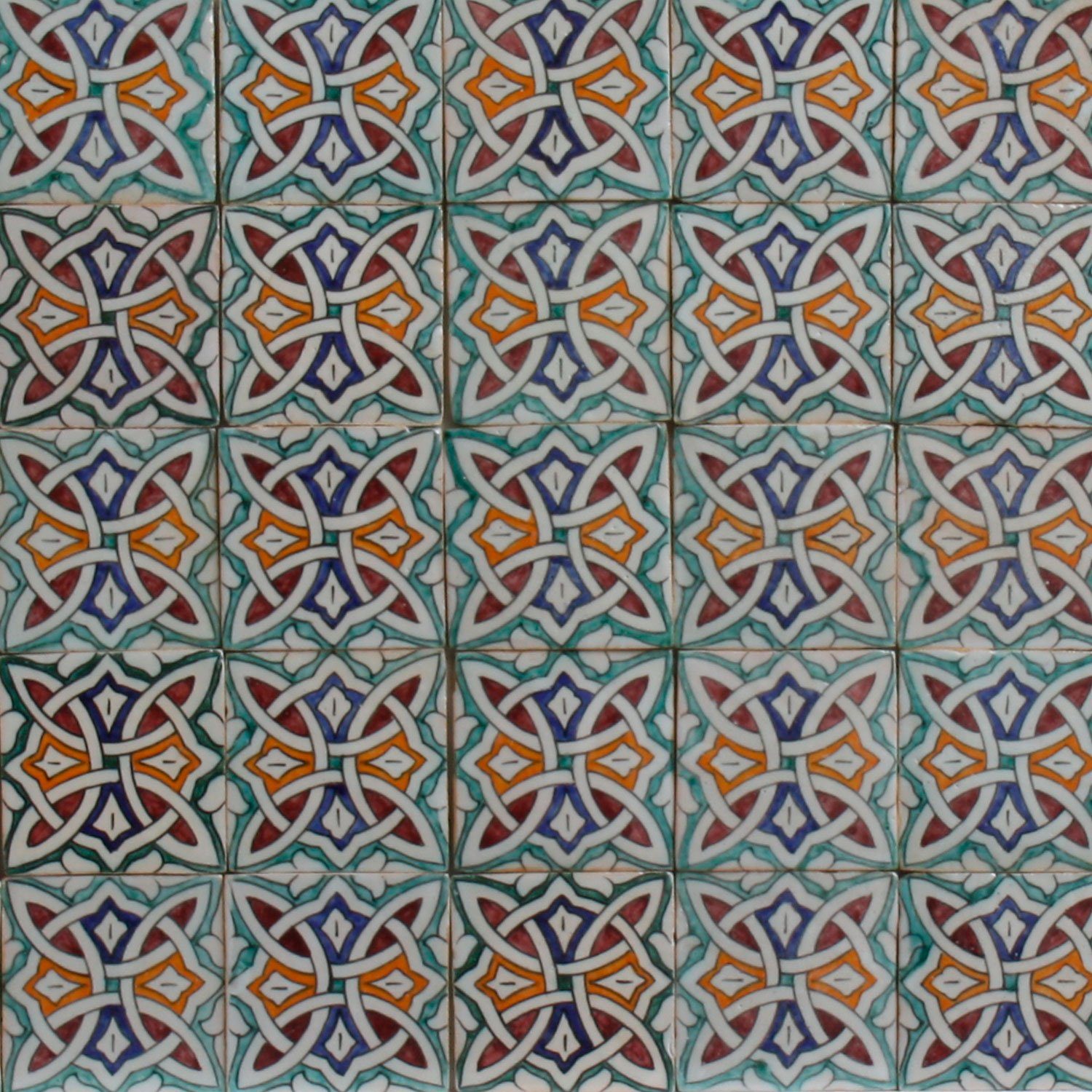 Kunsthandwerk Casa Casa x Keramikfliese Küche Dusche Marokkanische Badezimmer Moro für schöne Mehrfarbig, cm, 10 Wandfliese Moro Wandfliese Layla, Keramik Marokko, 10 handbemalte aus